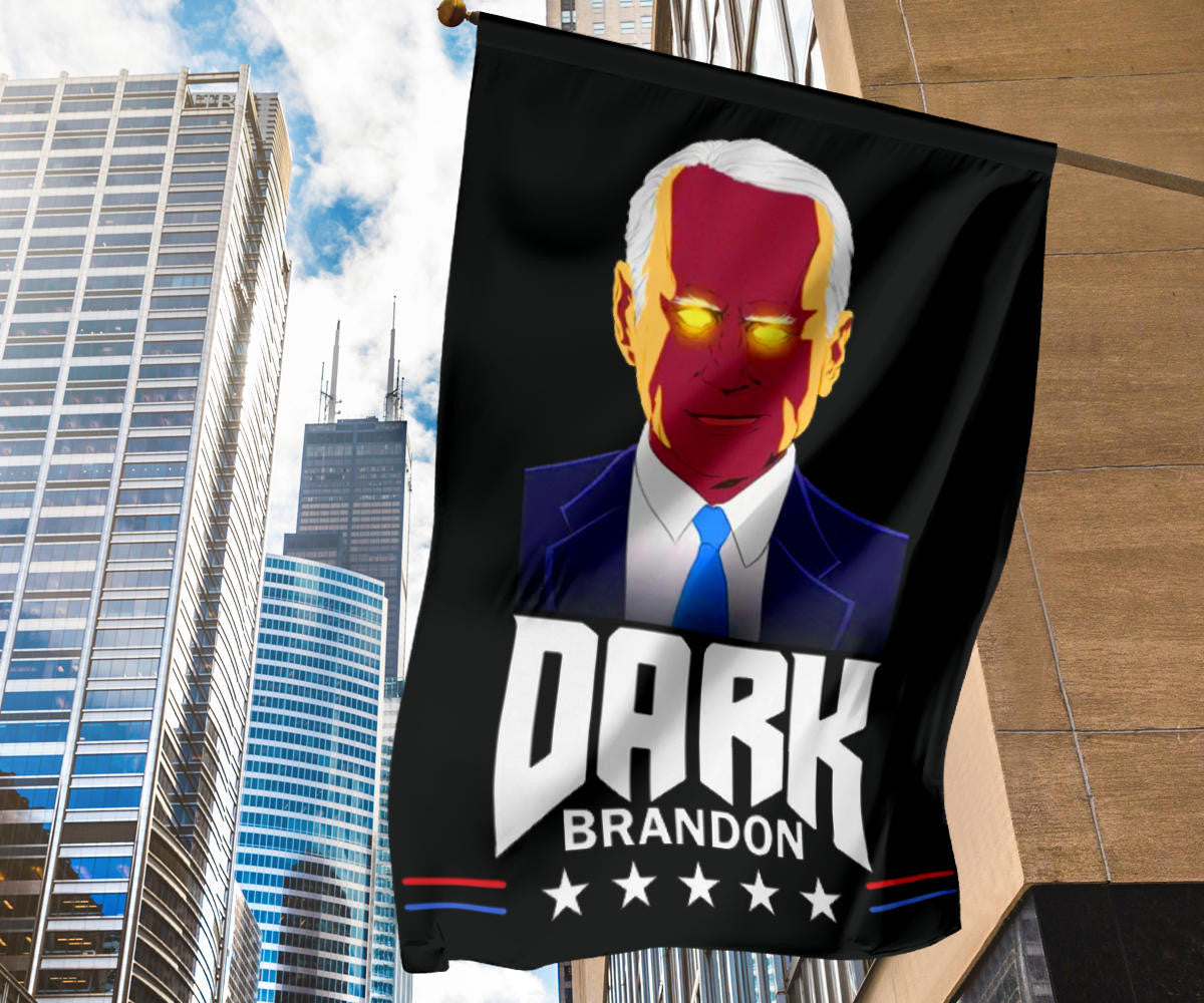 Biden Dark Brandon Flag Pro- Biden 2024 Reelection Campaign Merch Outdoor Hanging