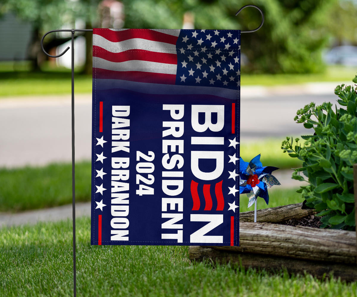 Biden President 2024 Dark Brandon Flag Joe Biden Campaign Merchandise