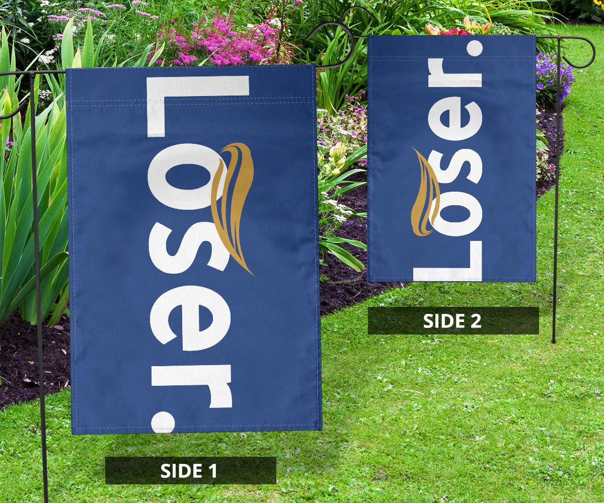 Trump Loser Flag Trump Lost Get Over It Flag Anti Trump Election Season Outdoor Banner