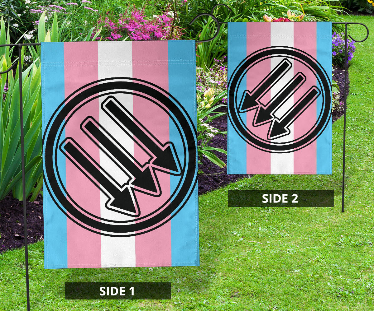 Three Narrows Trans Pride Flag Transgender Anti Fascist Anti Homophobic Flag