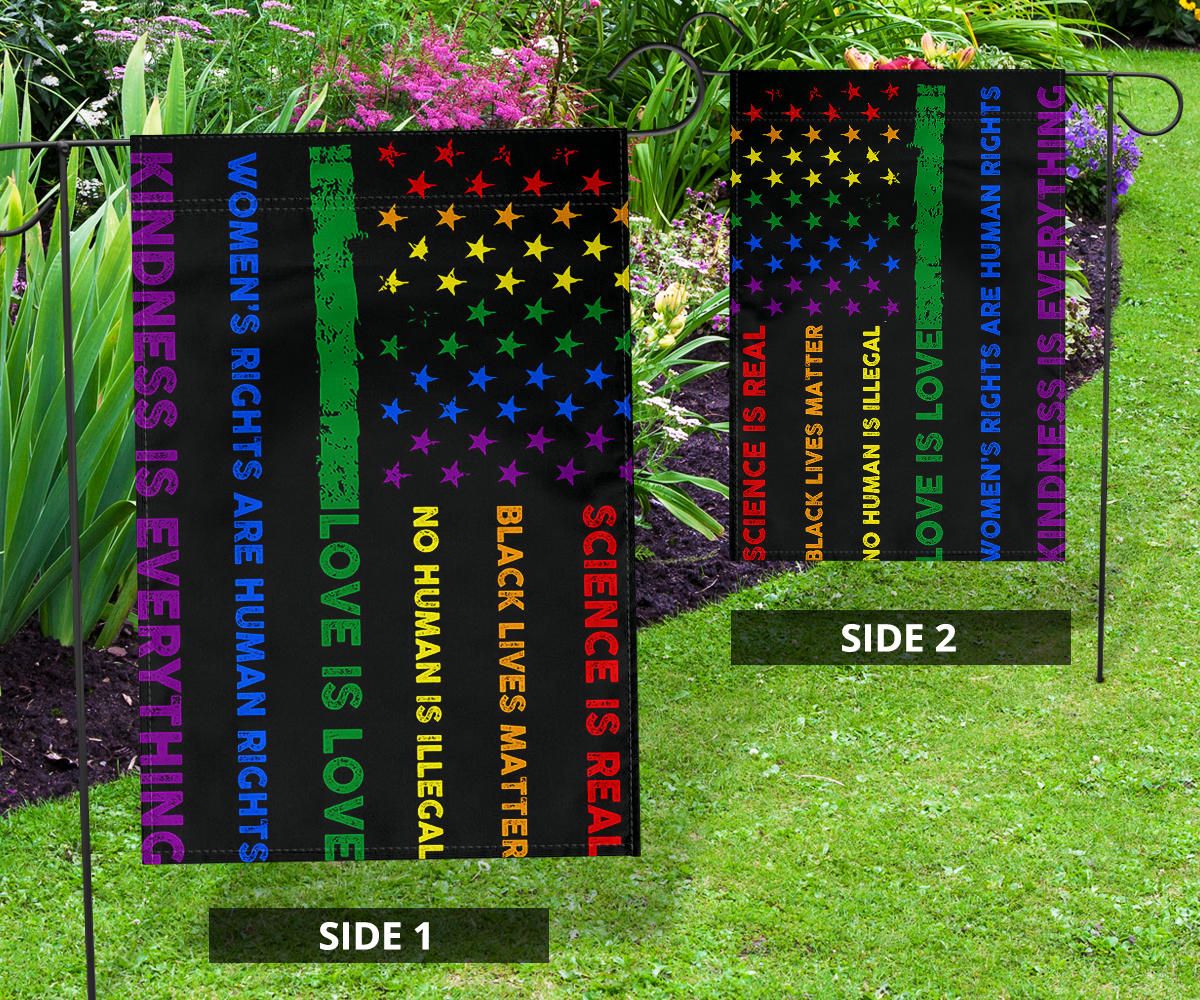 American LGBT Pride Flag Scacience Is Real Black Lives Matter Gay Flag For Pride Parade