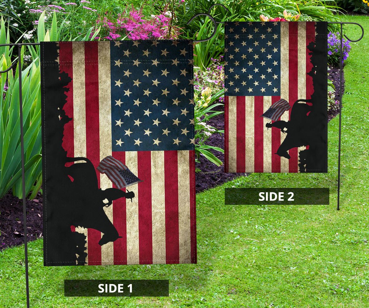 Cowboy Western Country Patriotic American Flag Happy Fourth Of July USA Independence Day Decor