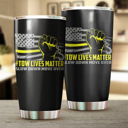 Thin Yellow Line Flag Tow Lives Matter Move Over Slow Down Flag For Indoor Outdoor Home Decor