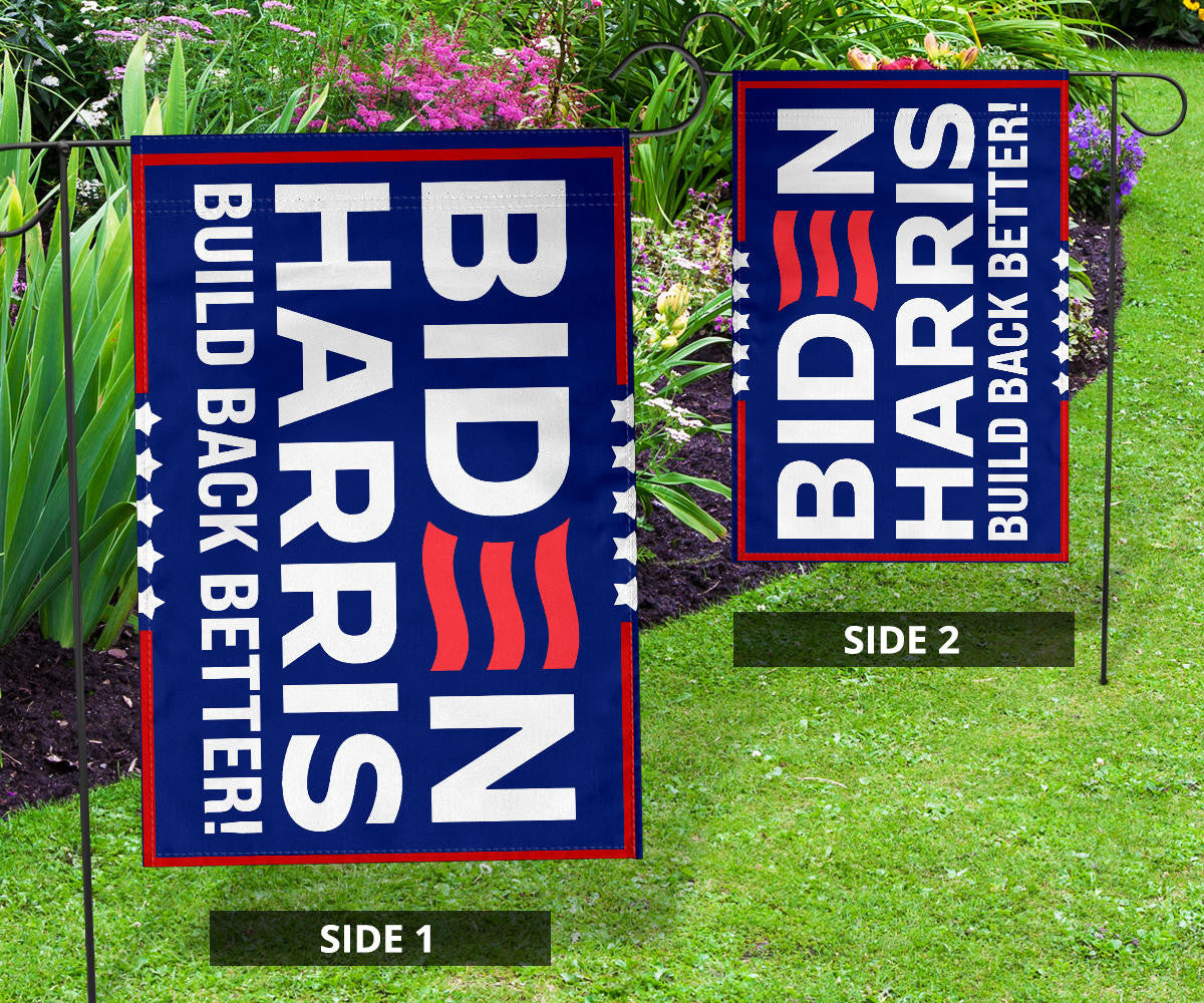 Biden Harris 2024 Flag Biden Harris Build Back Better Flag Political Merch