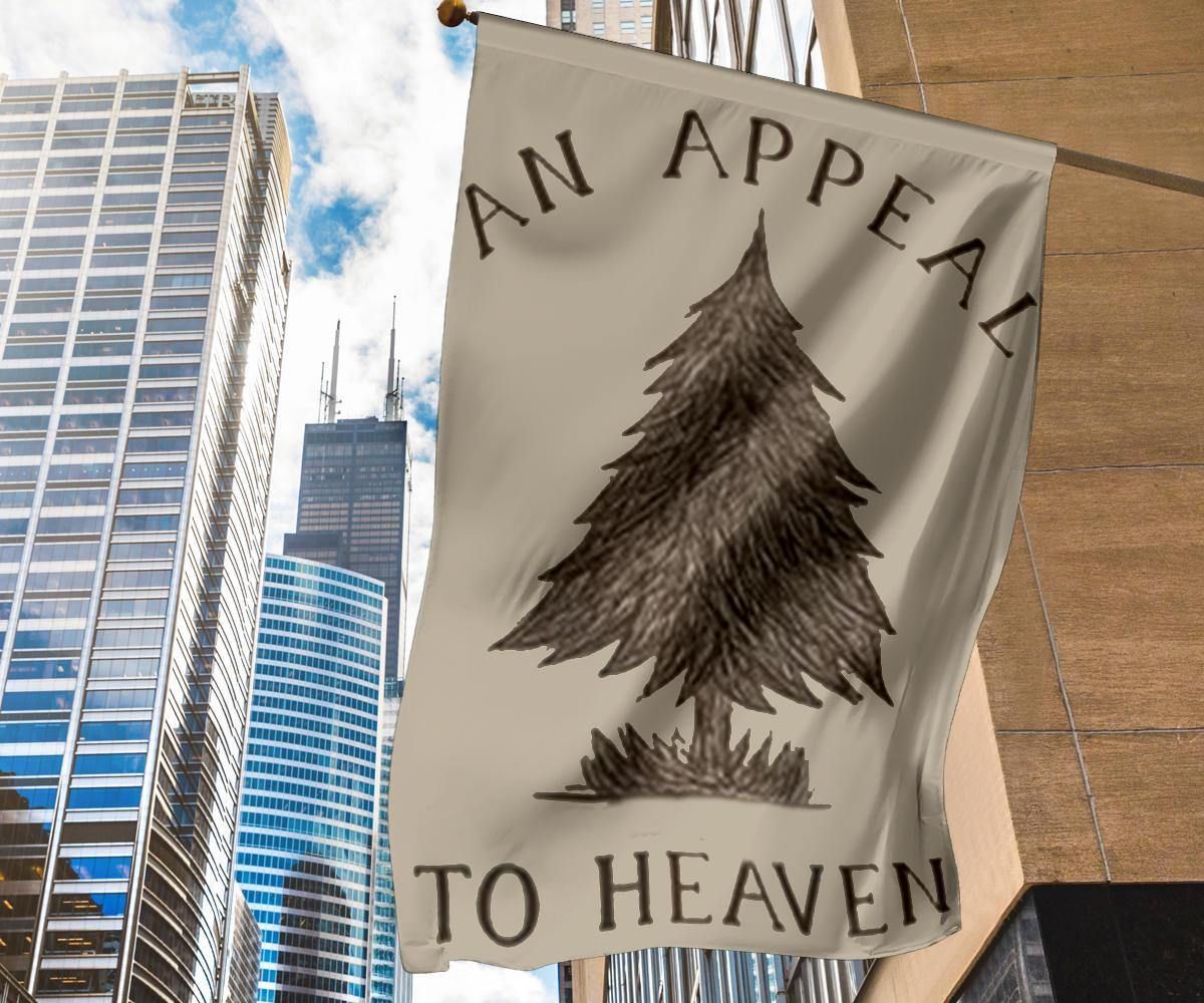 An Appeal To Heaven Flag Vintage Old Retro Pine Tree American Revolution Liberty