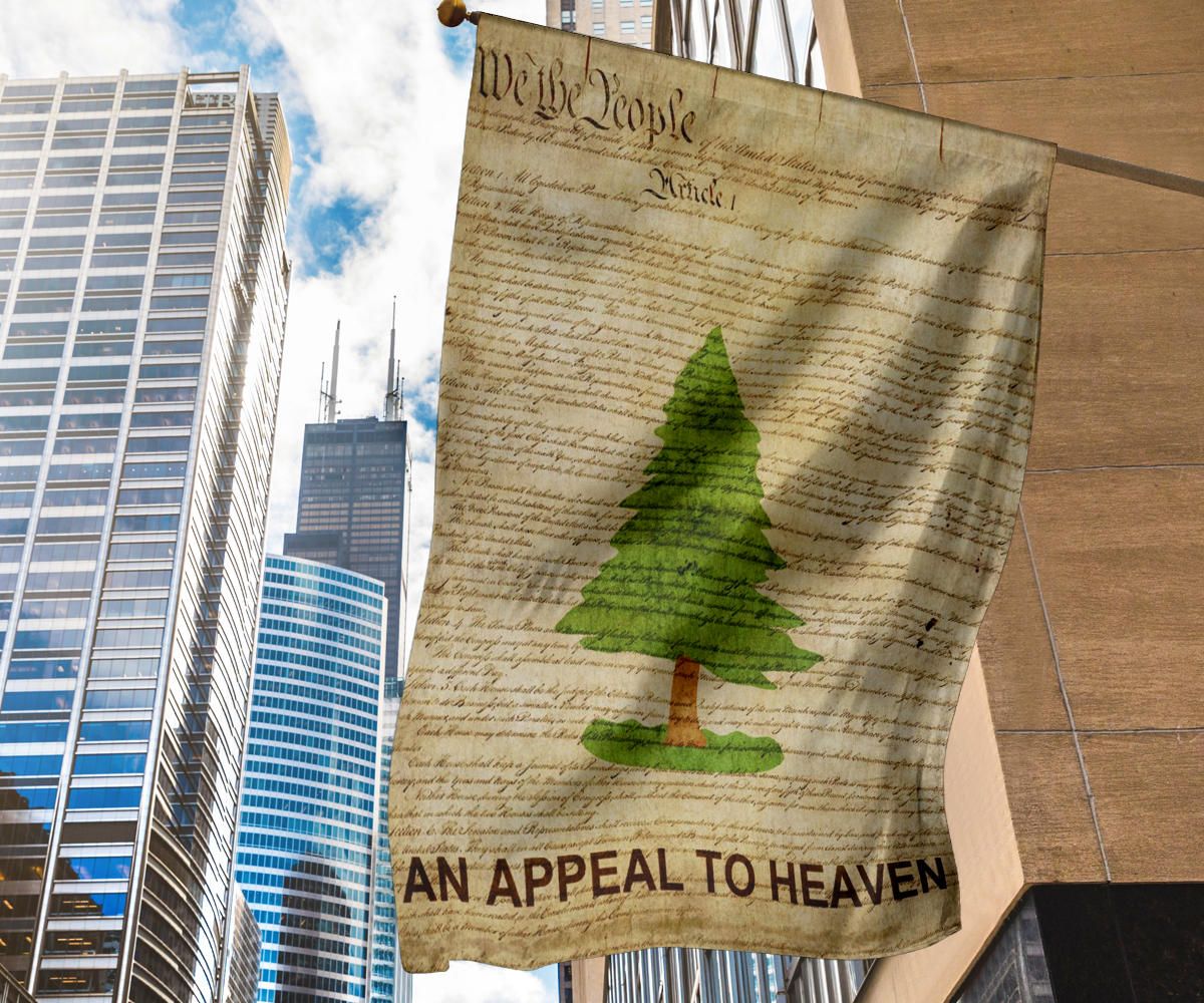 Appeal To Heaven Flag An Appeal To Heaven Flag Made In USA Revolution Pine Tree Vintage Banner