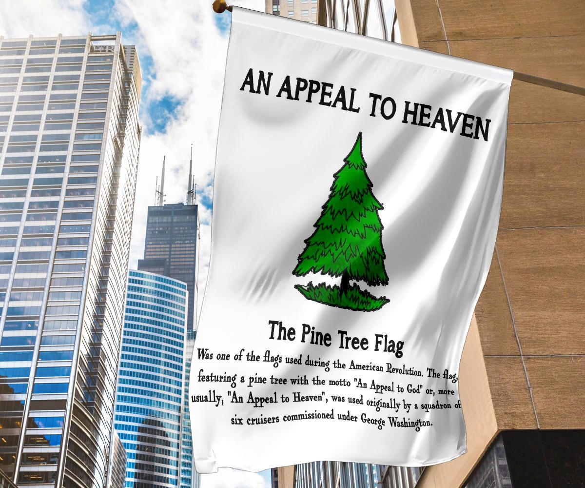 An Appeal To Heaven Flag Made In USA The Pine Tree Flag Definition Indoor Outdoor Decor