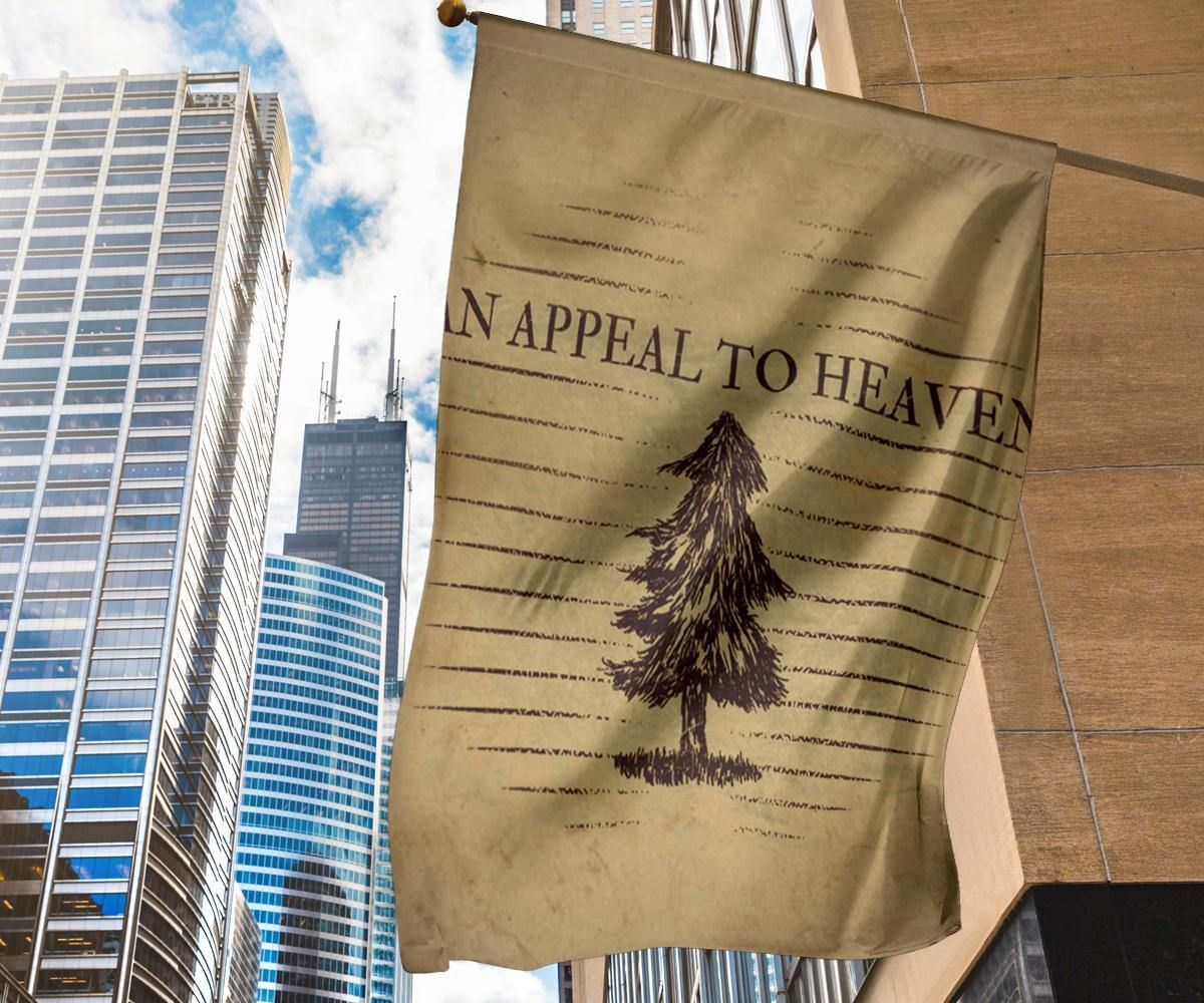 An Appeal To Heaven Flag Revolutionary War Vintage Old Retro Pine Tree Flag