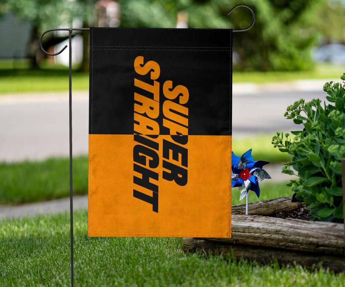 Black Orange Flag Super Straight Movement Flag Indoor Outdoor Decor