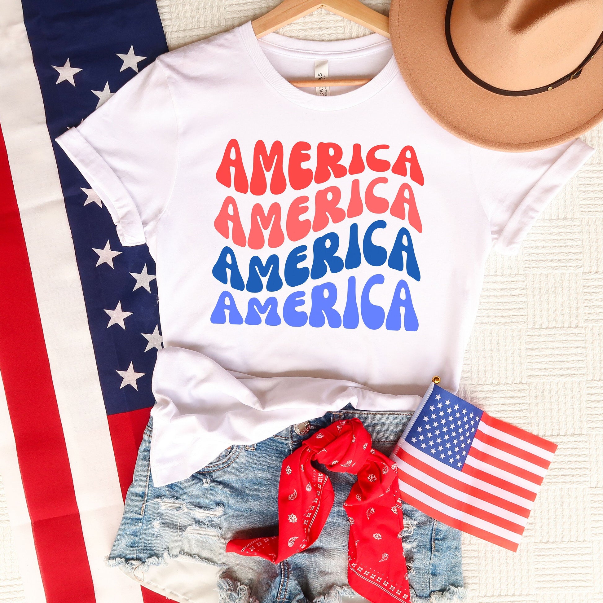 America Groovy shirt, retro America shirt, 4th of July shirt