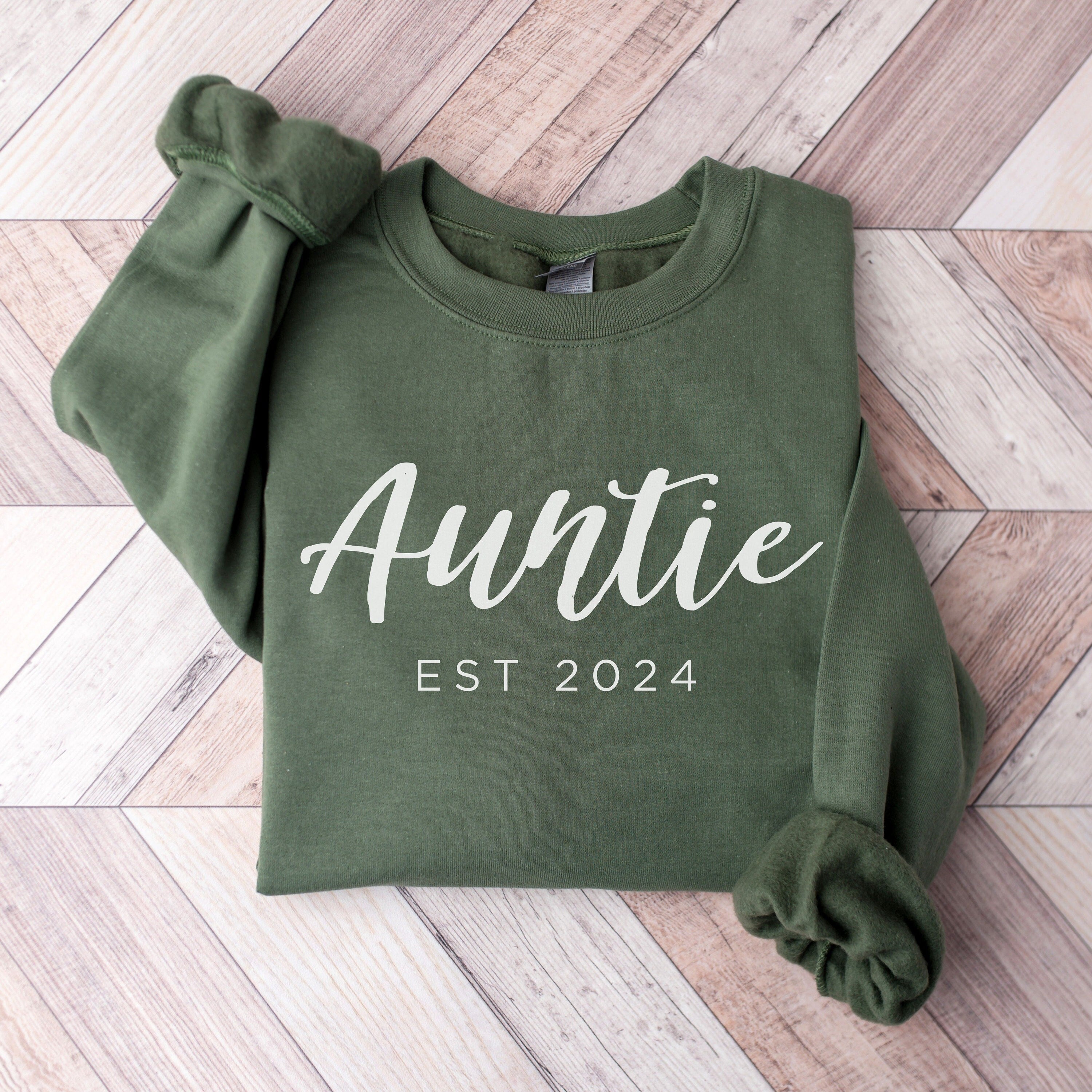 Auntie Est 2024 Sweatshirt, Auntie Crewneck, Gift for Aunt