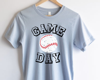 Baseball Game Day Shirt, Mens Baseball Tshirt, Father's Day Baseball Shirt