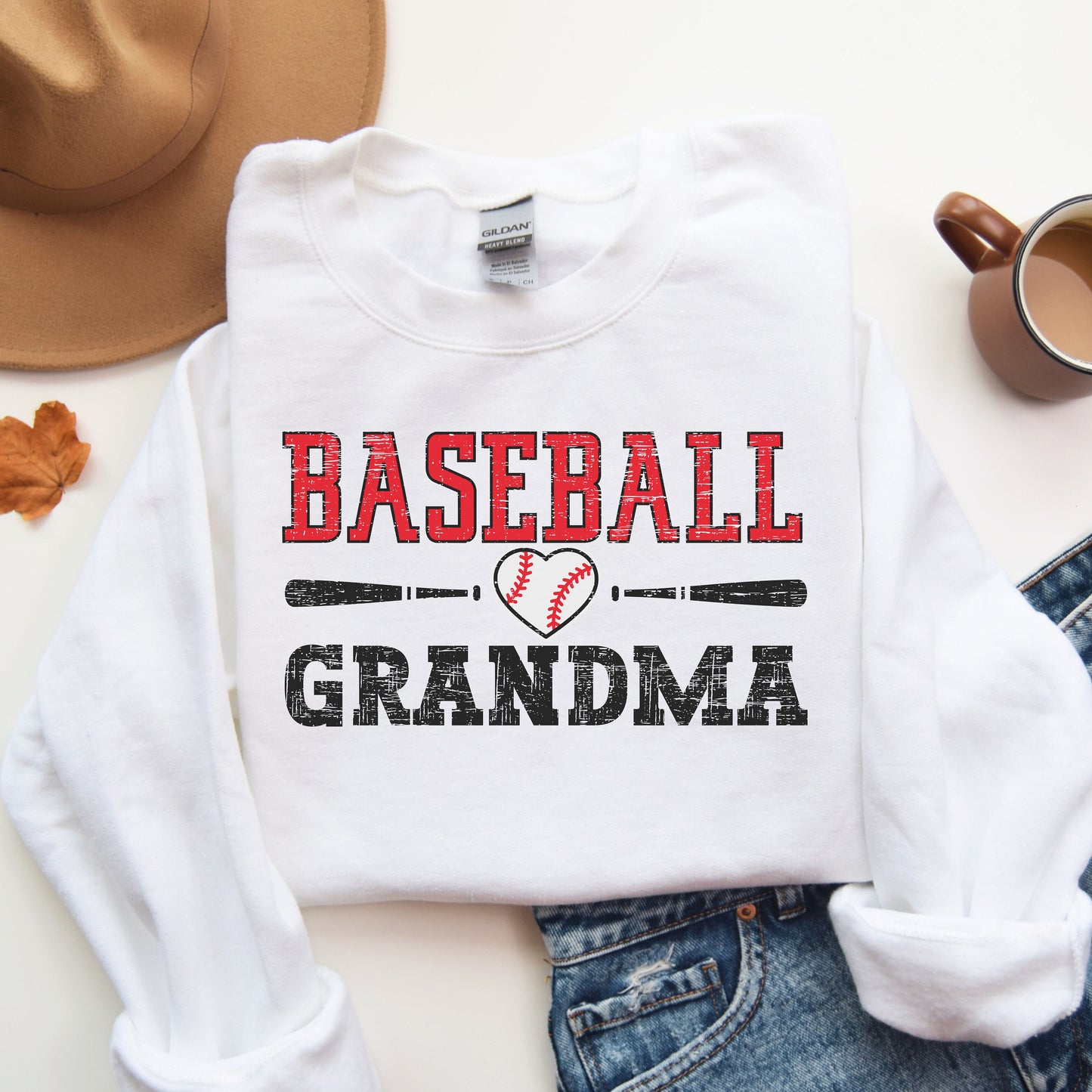 Baseball Grandma Sweatshirt, Ladies Baseball Sweater, Grandma Baseball Shirt