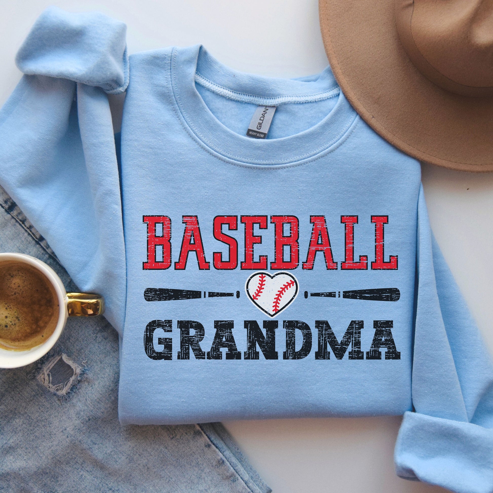 Baseball Grandma Sweatshirt, Ladies Baseball Sweater, Grandma Baseball Shirt