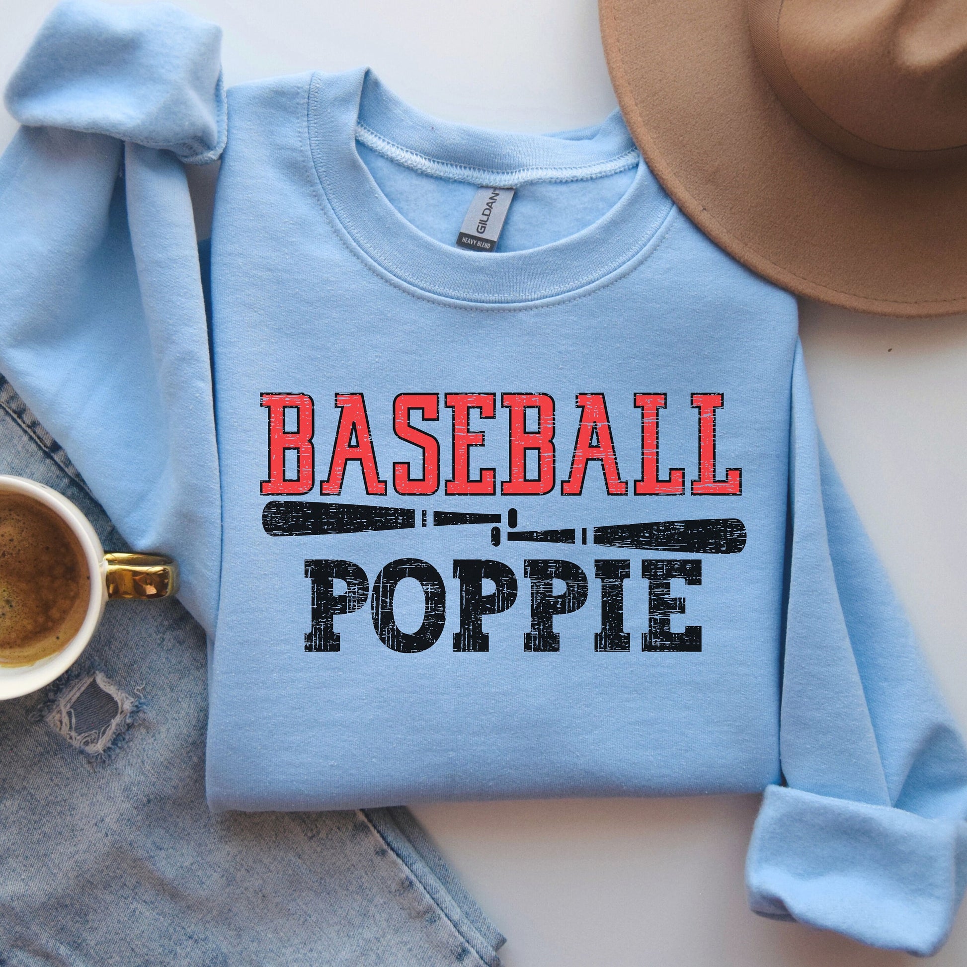 Baseball Grandpa Sweatshirt, Custom Grandpa Baseball Sweater, Baseball Papa Shirt