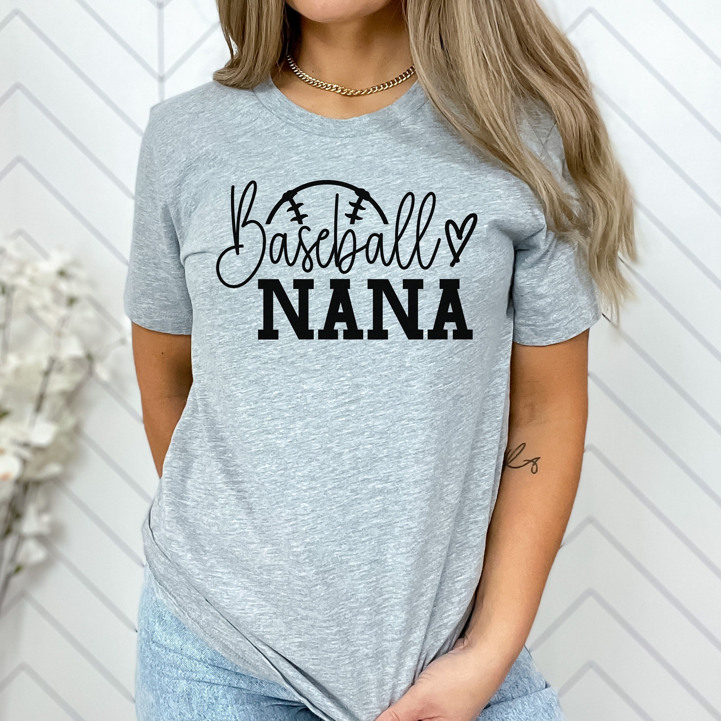 Baseball Nana Shirt, Cute Baseball Shirt For Nana, Baseball Nana Tee