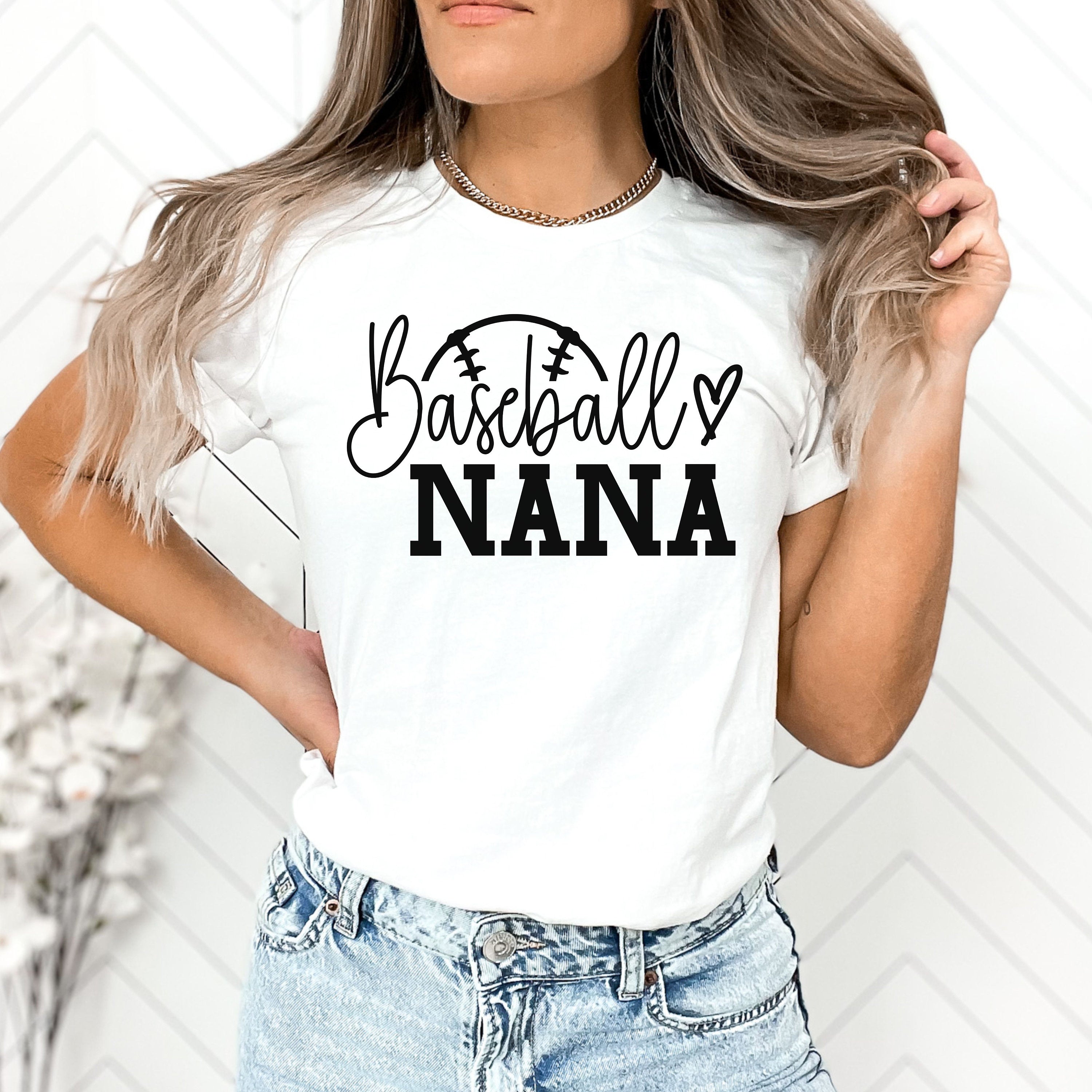 Baseball Nana Shirt, Cute Baseball Shirt For Nana, Baseball Nana Tee