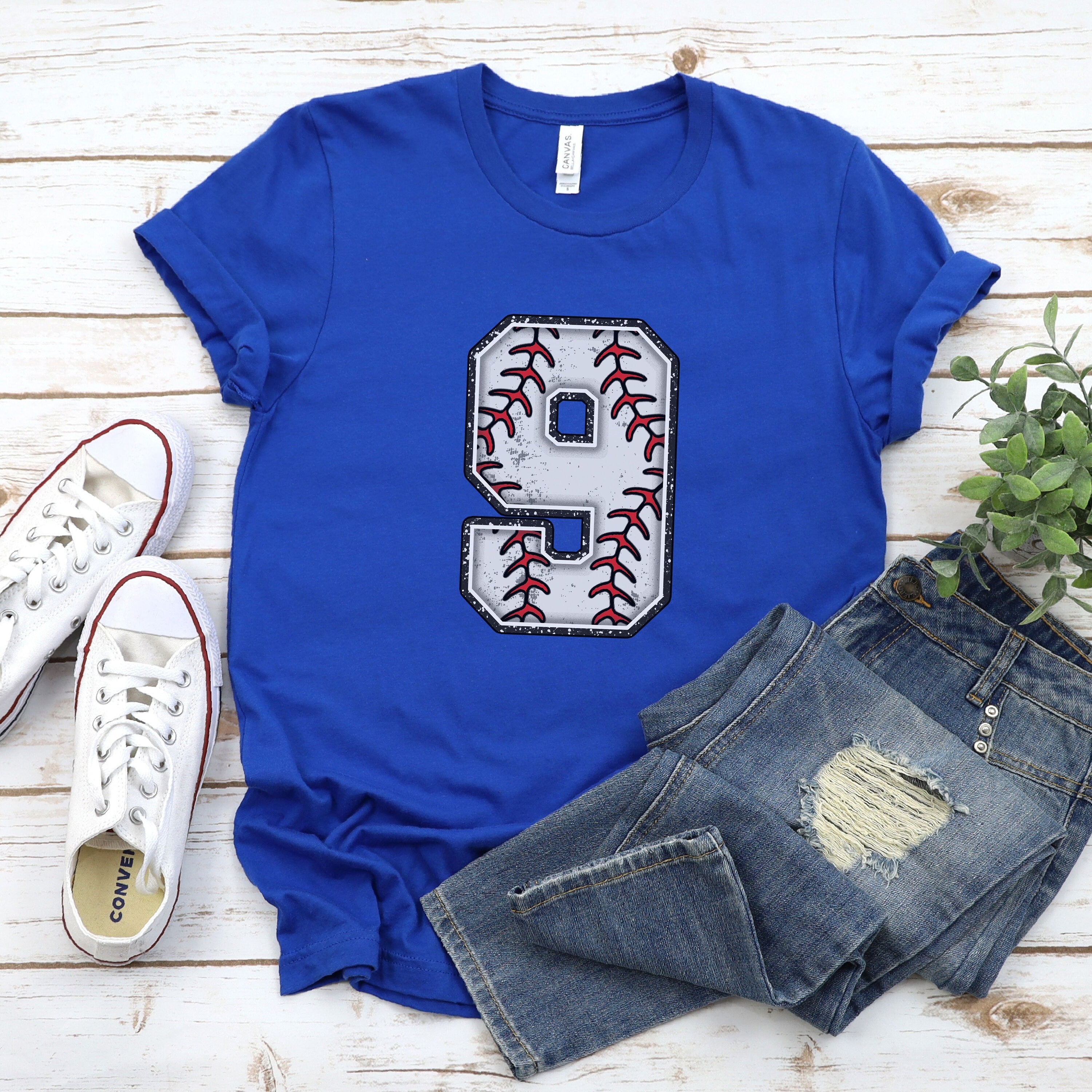 Baseball Number Shirt, Personalized Baseball Shirt, Custom Baseball Fan Shirt