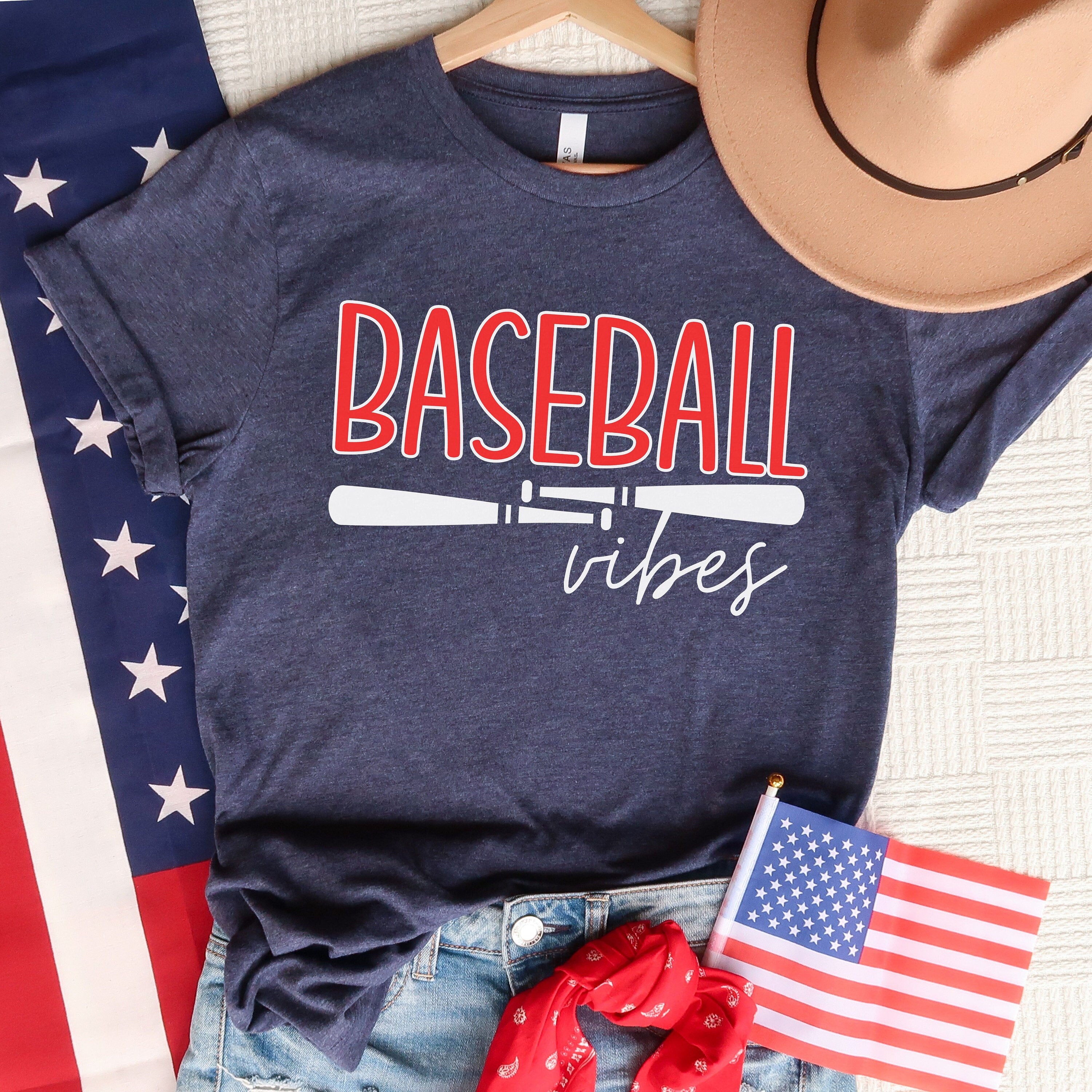 Baseball Vibes Shirt, Baseball Fan Shirt, Baseball Gift, Baseball Girlfriend Shirt