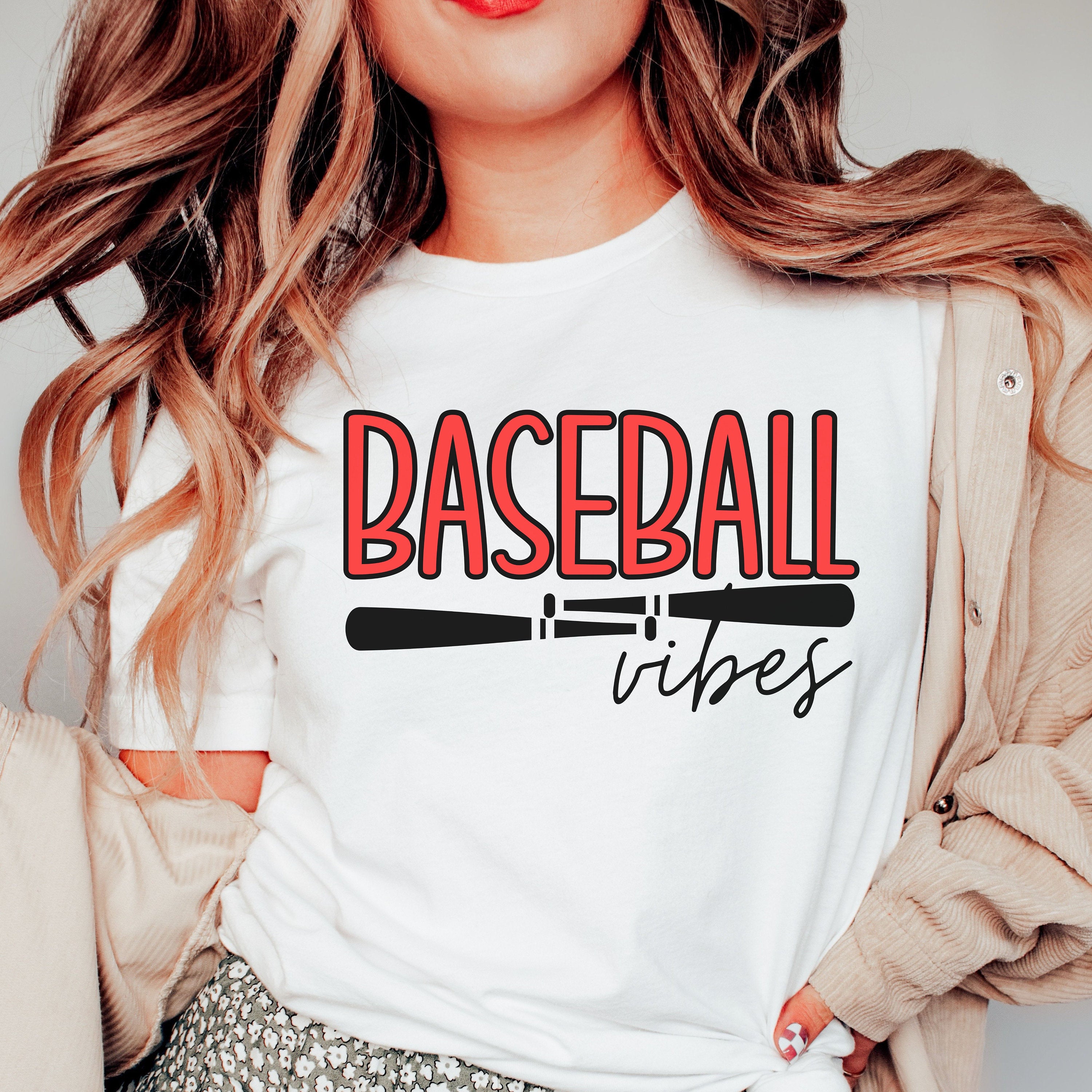 Baseball Vibes Shirt, Baseball Fan Shirt, Baseball Gift, Baseball Girlfriend Shirt