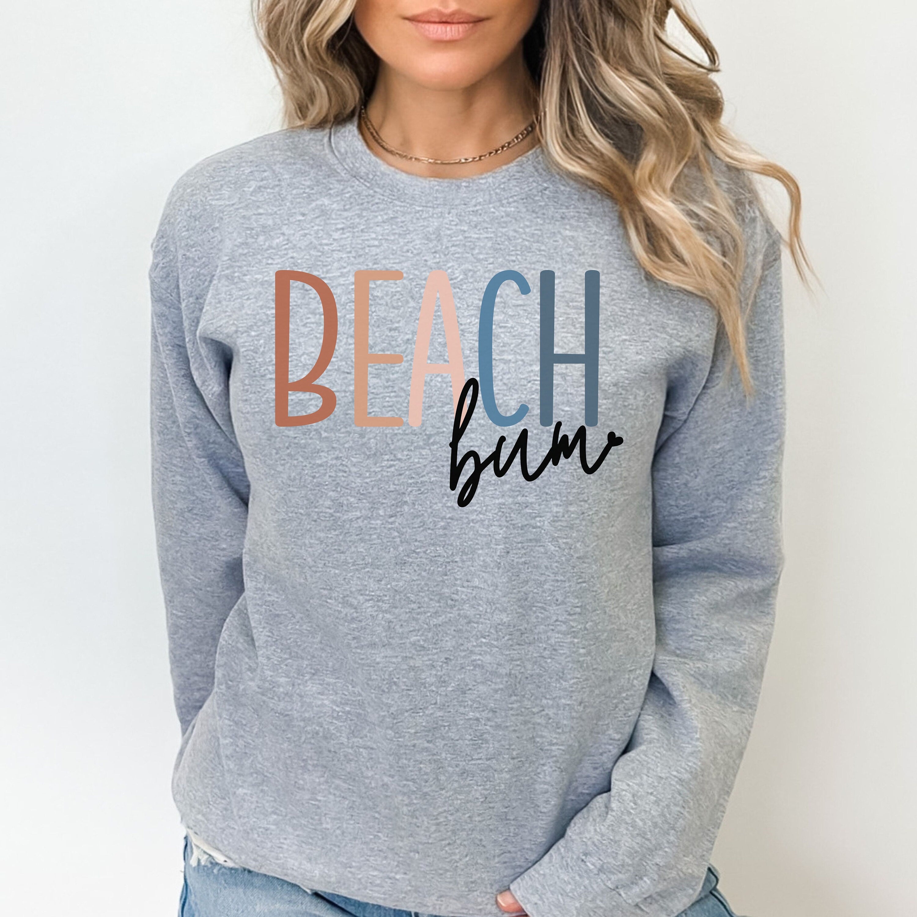 Beachy Sweatshirt, Spring Break 2023 Sweatshirt, Cute Beach Sweatshirt