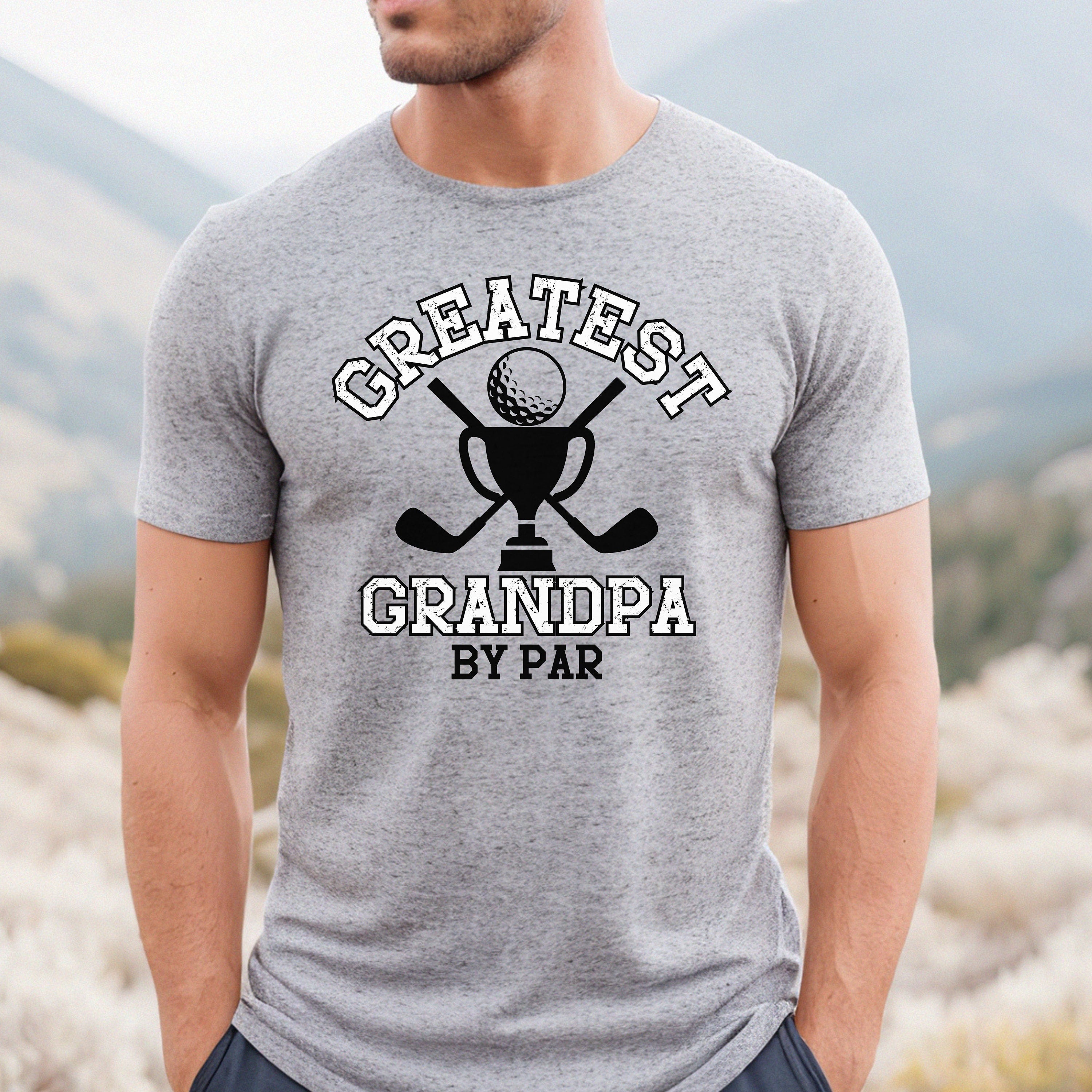 Best grandpa by par golf shirt, Grandpa golf t-shirt, golf gift for grandpa