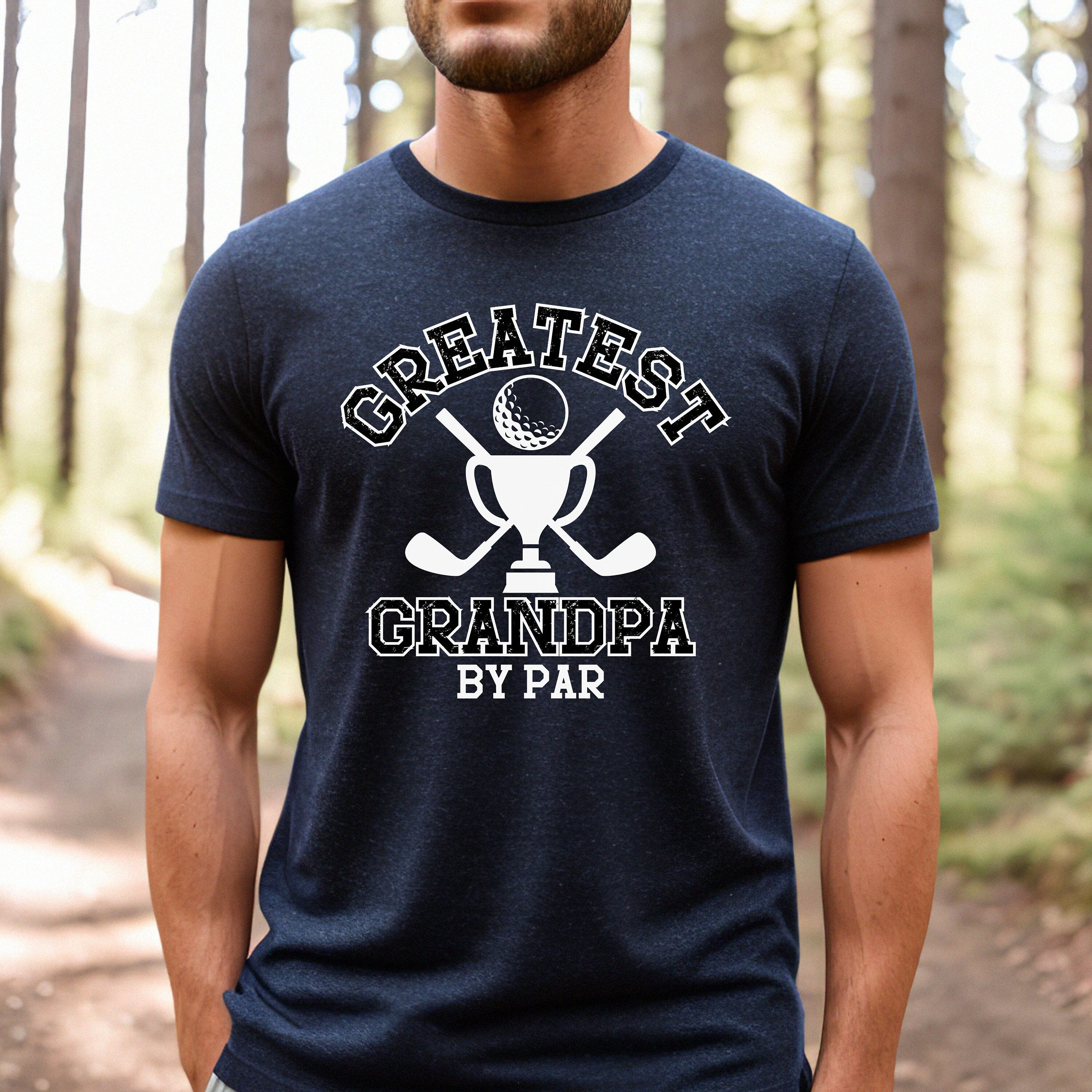 Best grandpa by par golf shirt, Grandpa golf t-shirt, golf gift for grandpa