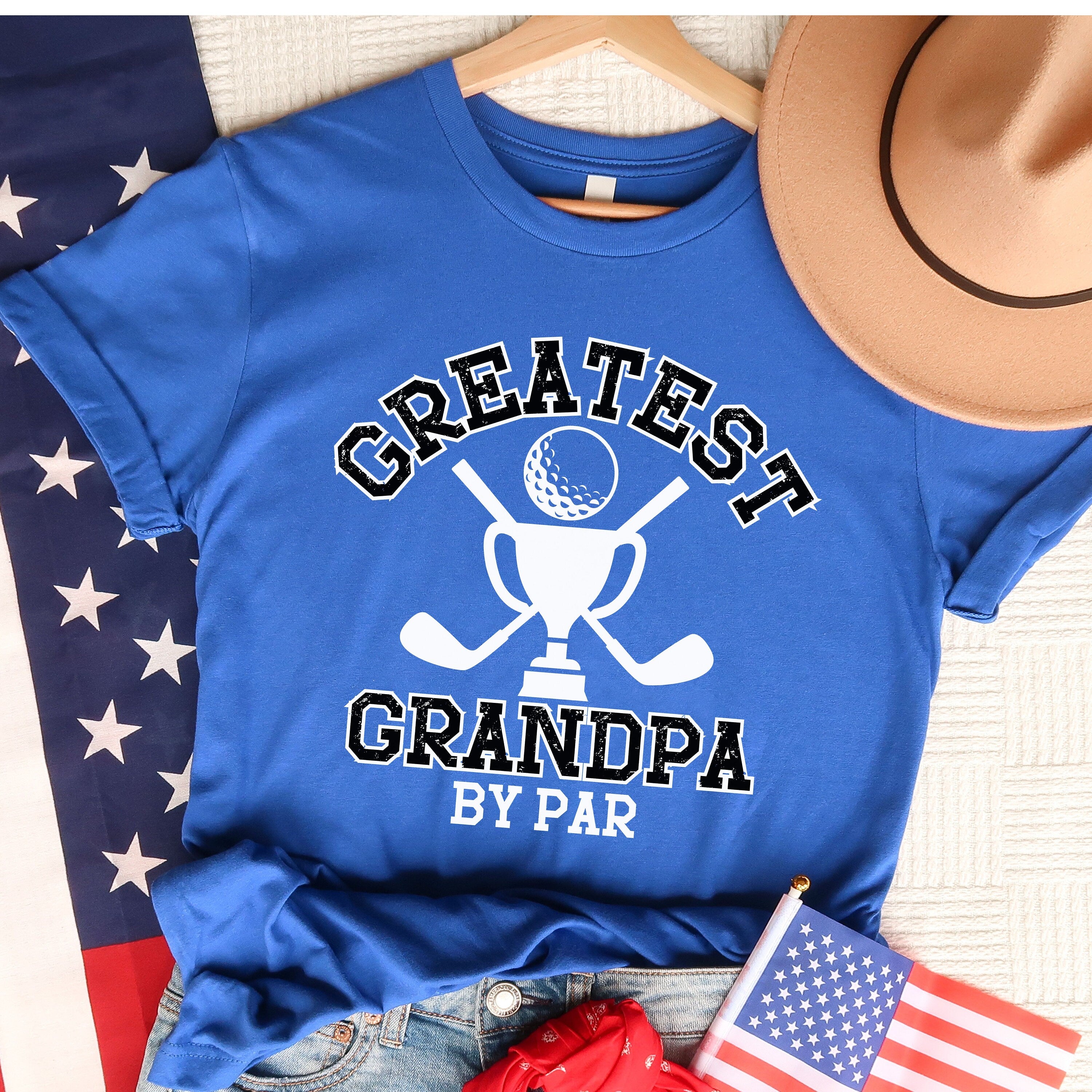 Best grandpa by par golf shirt, Grandpa golf t-shirt, golf gift for grandpa