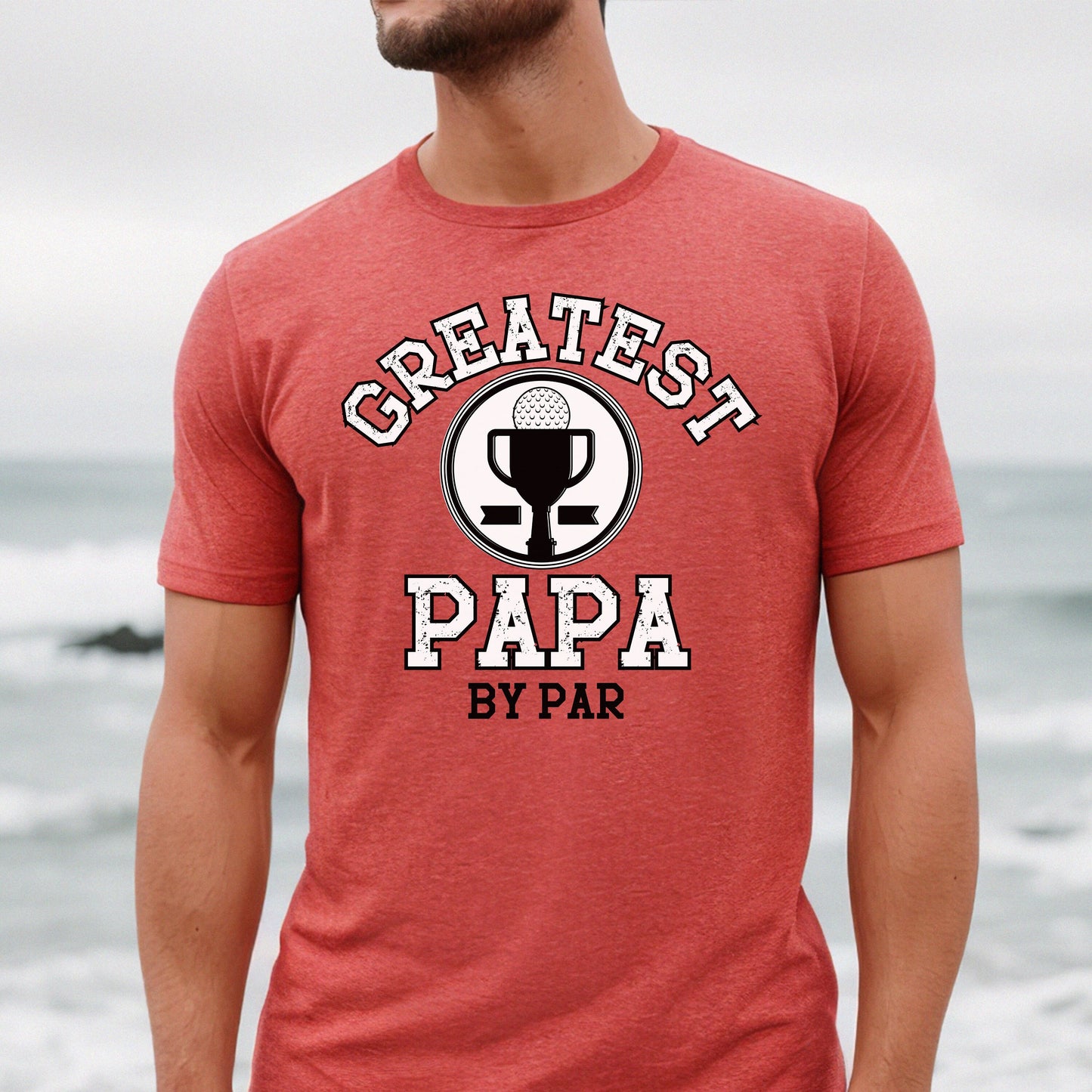 Best papa by par golf shirt, Papa golf t-shirt, golf gift for grandpa