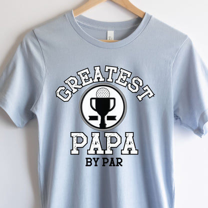 Best papa by par golf shirt, Papa golf t-shirt, golf gift for grandpa