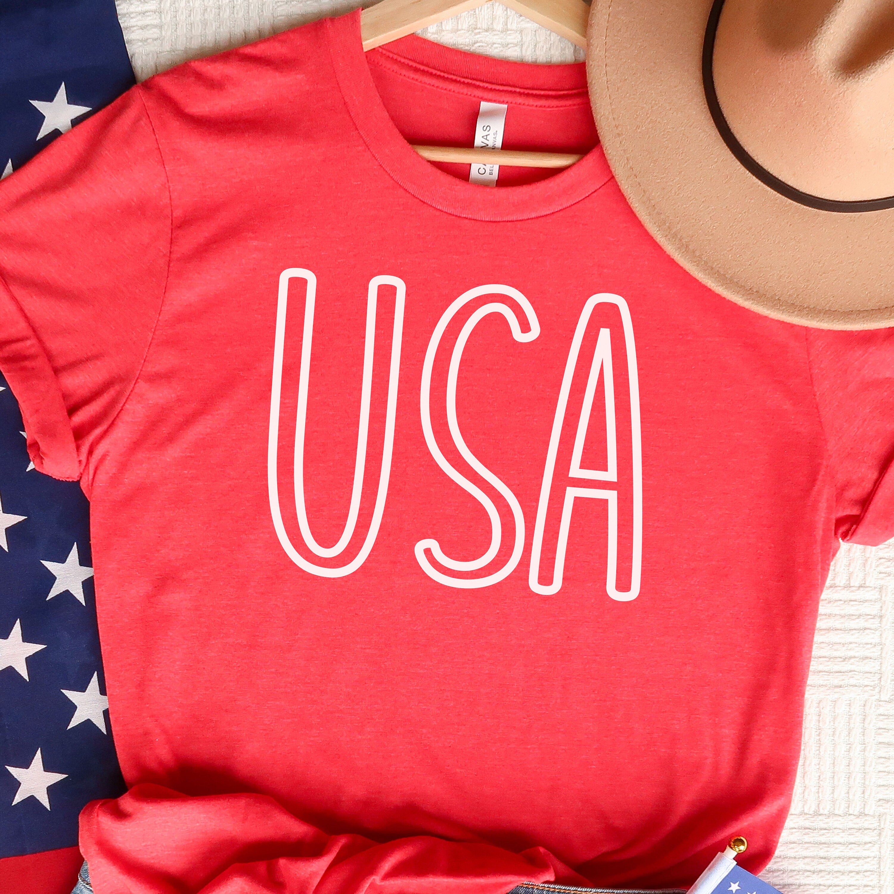 Big USA Tshirt, 4th o July Shirt, USA Men's shirt