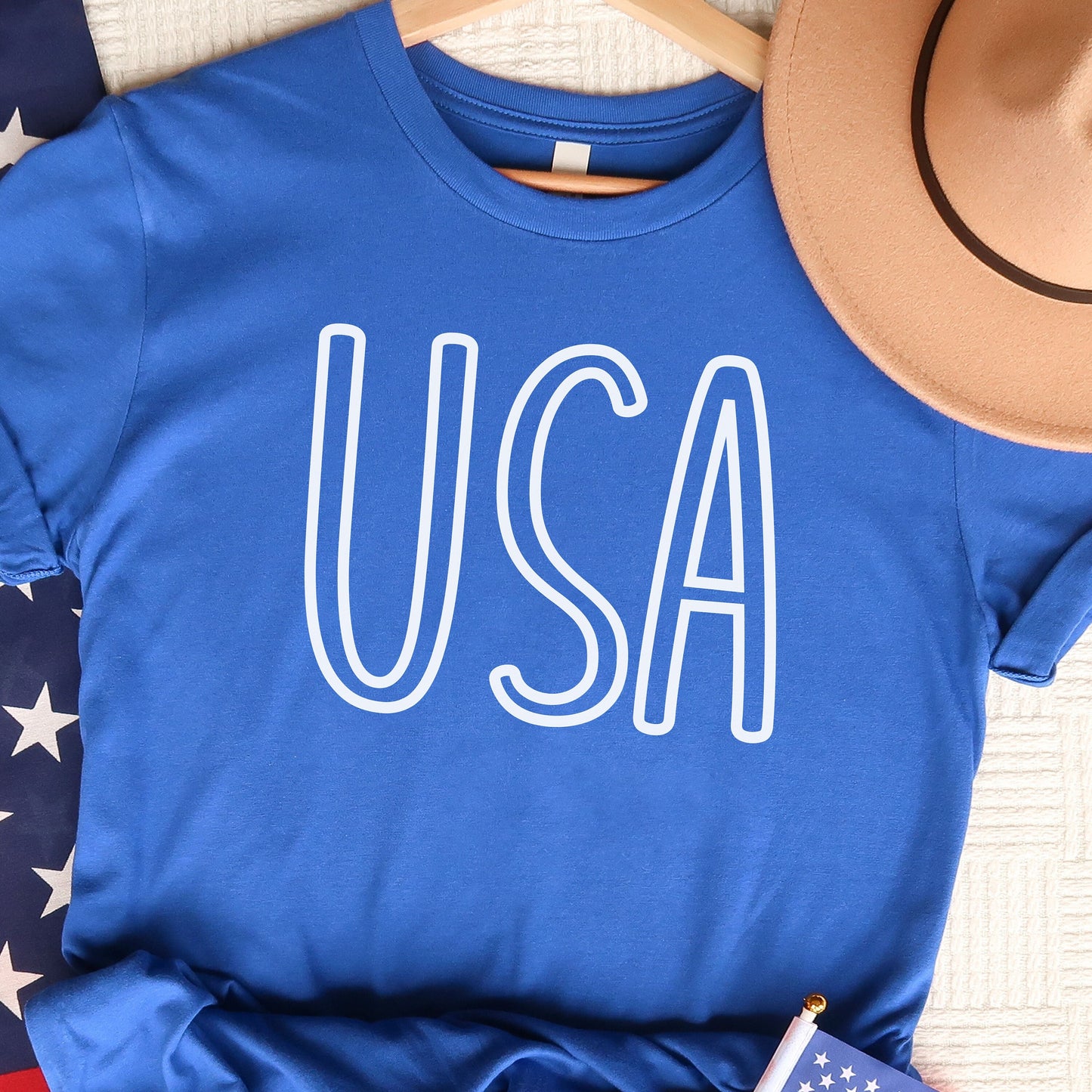 Big USA Tshirt, 4th o July Shirt, USA Men's shirt