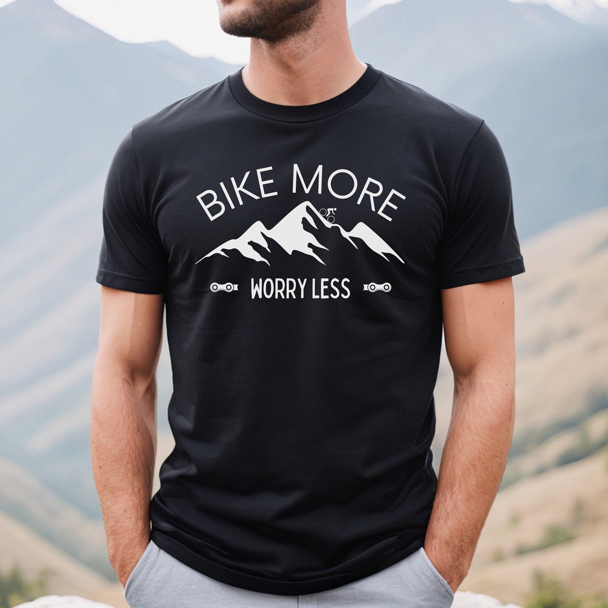 Bike more shirt, Men's Mountain biking shirt, cool bike shirts