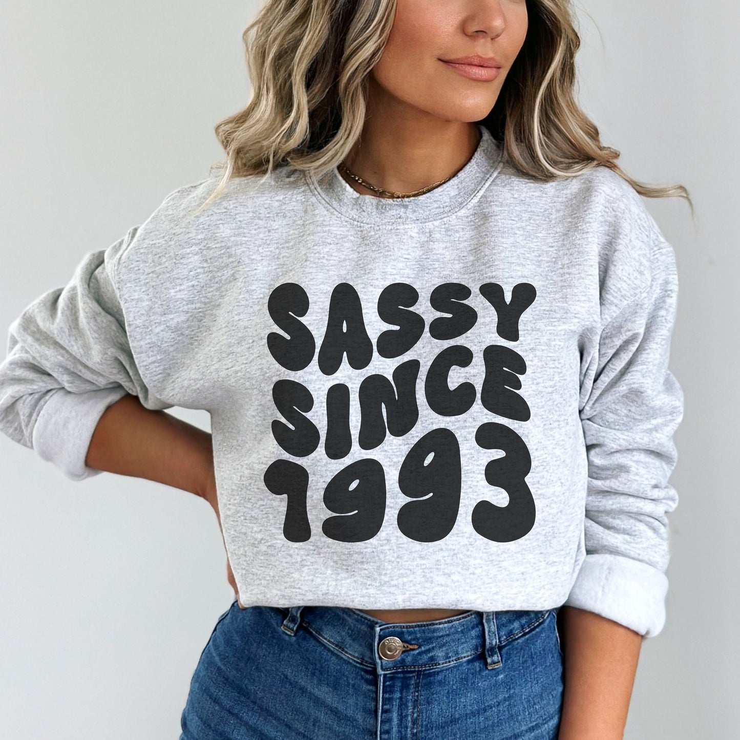 Birth Year Sweatshirt, Custom Birthday Sweatshirt, 1989 Birthday Sweater