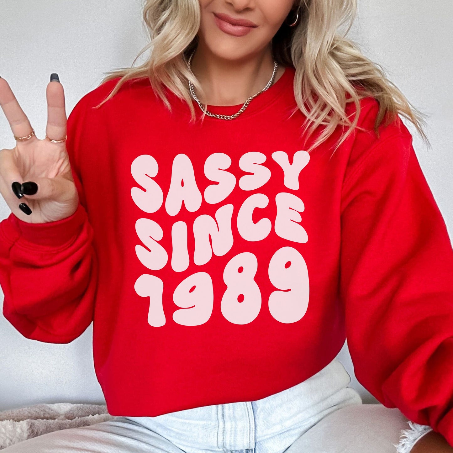 Birth Year Sweatshirt, Custom Birthday Sweatshirt, Sassy Since 1993 Birthday Sweater