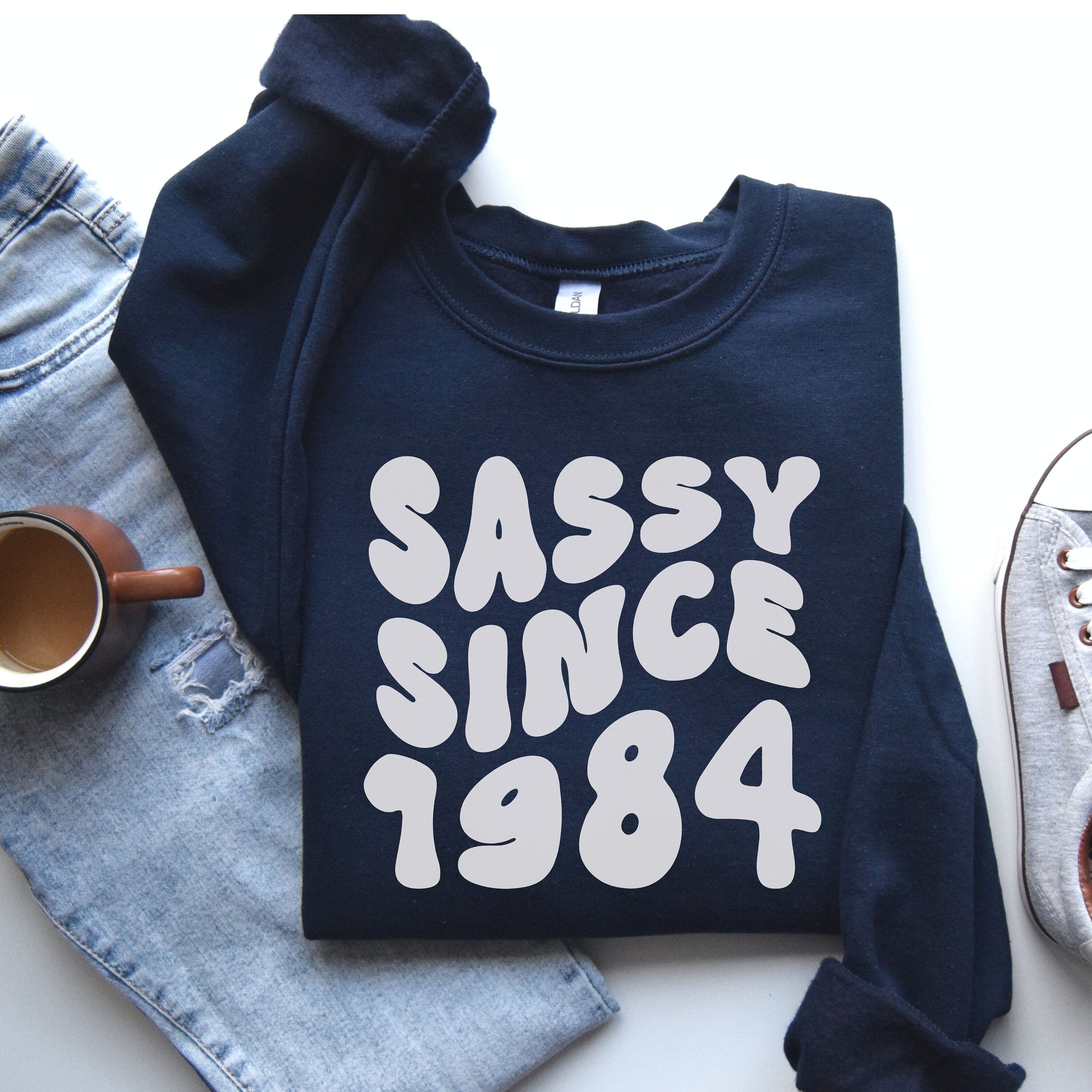 Birth Year Sweatshirt, Custom Birthday Sweatshirt, Sassy Since 1993 Birthday Sweater