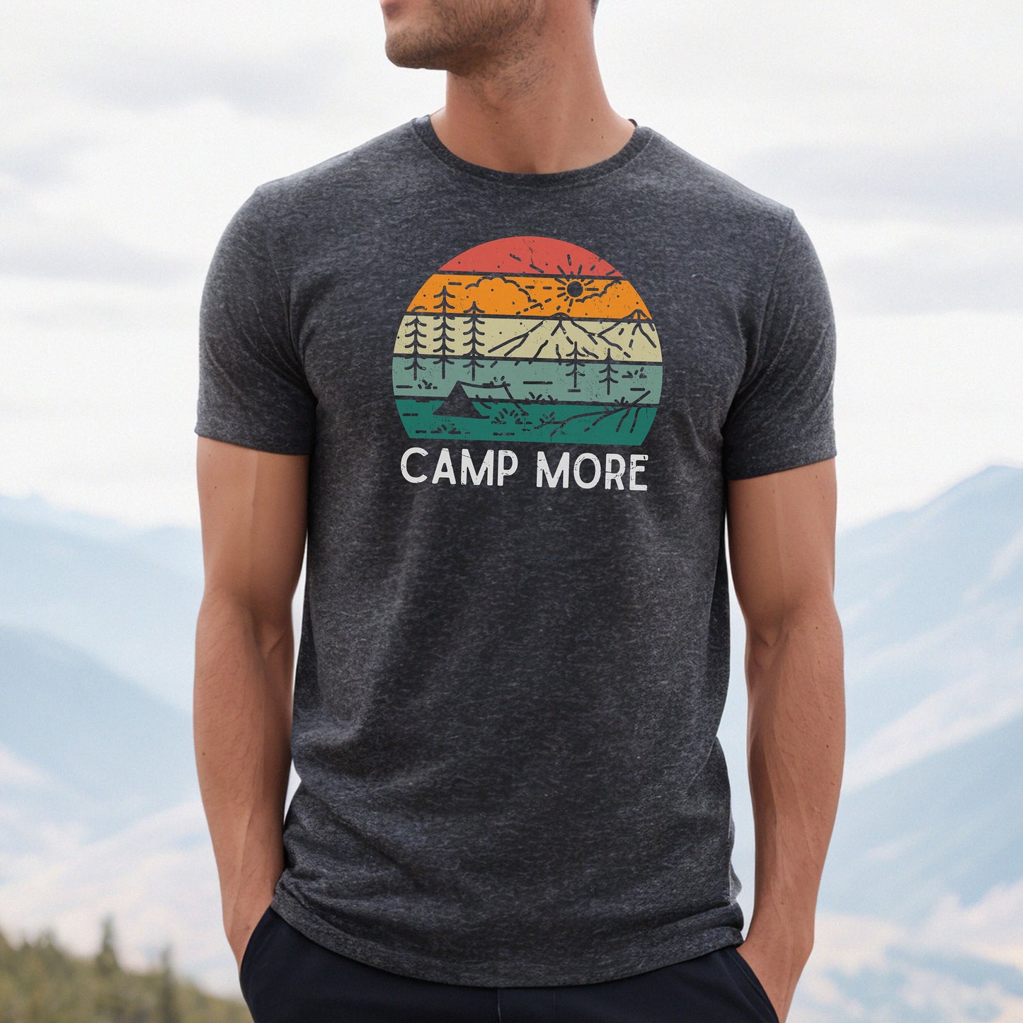 Camp More Shirt, Tent camping shirt, camp mode shirt