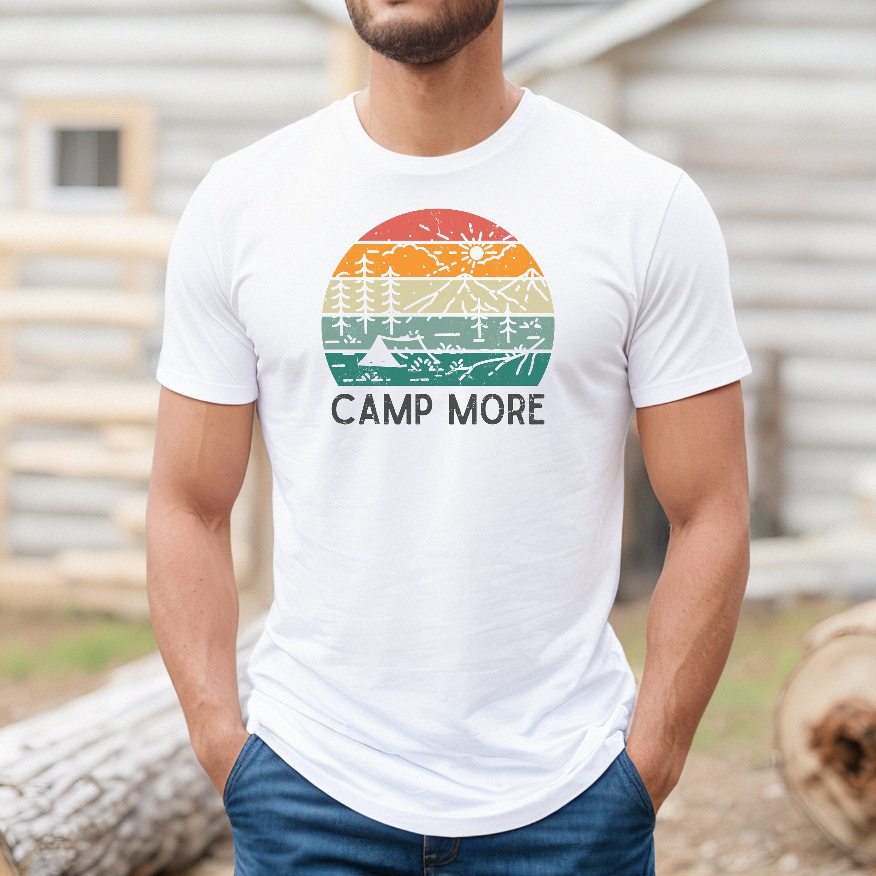 Camp More Shirt, Tent camping shirt, camp mode shirt