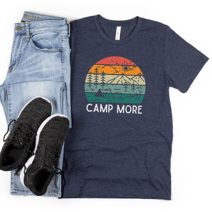 Camp More Shirt, Tent camping shirt, camp mode shirt