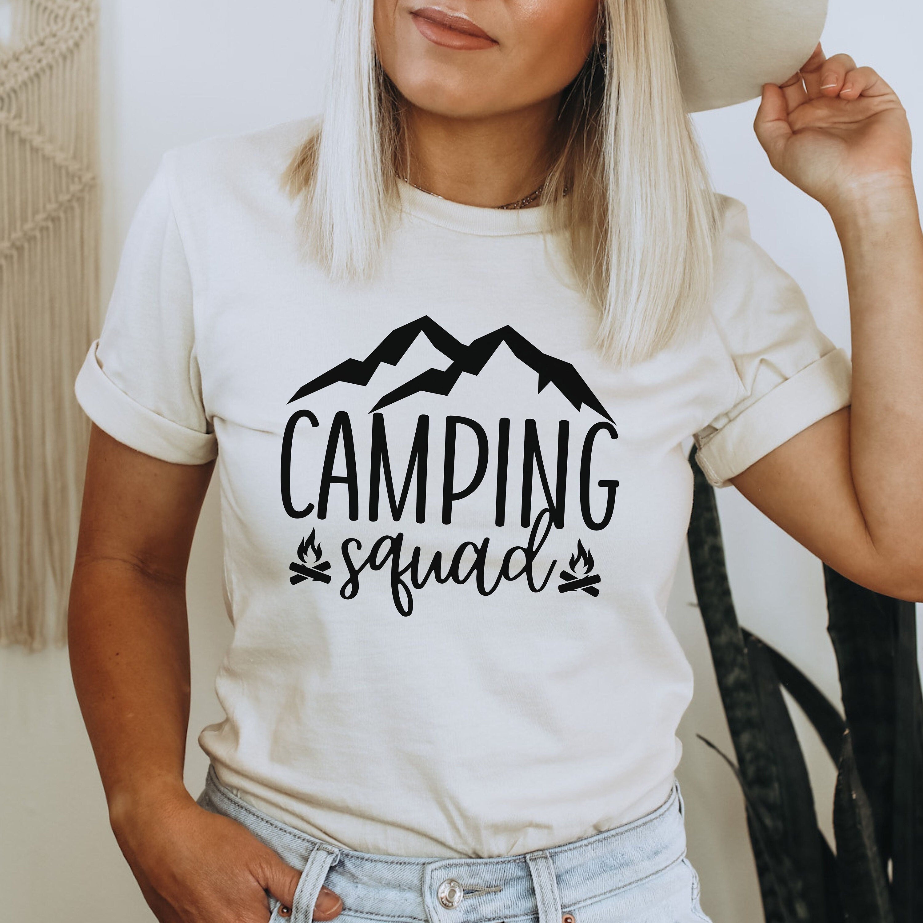 Camp Squad Shirts, Camping Tshirt, Hiking Shirt, Family Camping Shirt