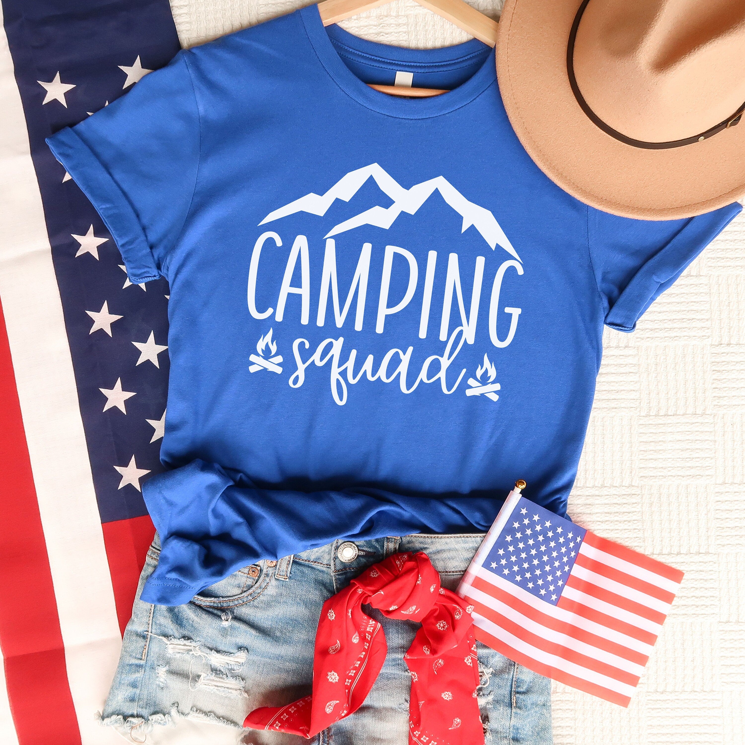 Camp Squad Shirts, Camping Tshirt, Hiking Shirt, Family Camping Shirt