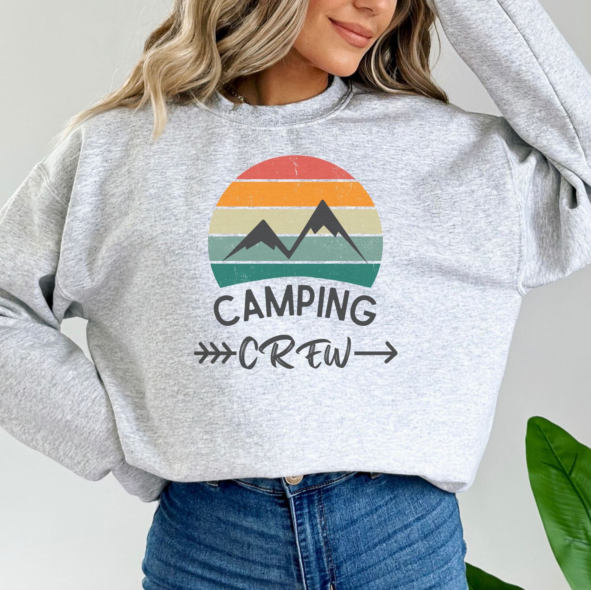 Camping Crew Sweatshirt, Camping Sweatshirt, Camp Squad Sweatshirt