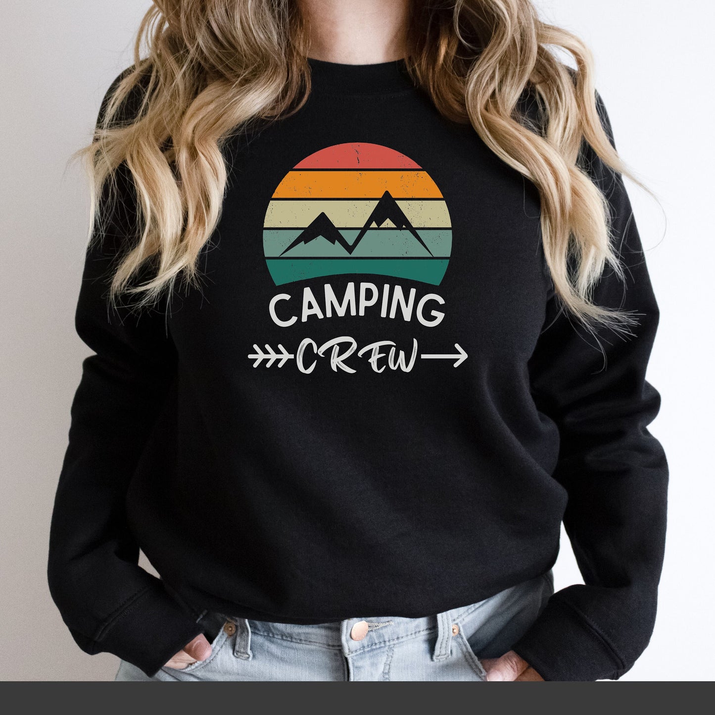 Camping Crew Sweatshirt, Camping Sweatshirt, Camp Squad Sweatshirt