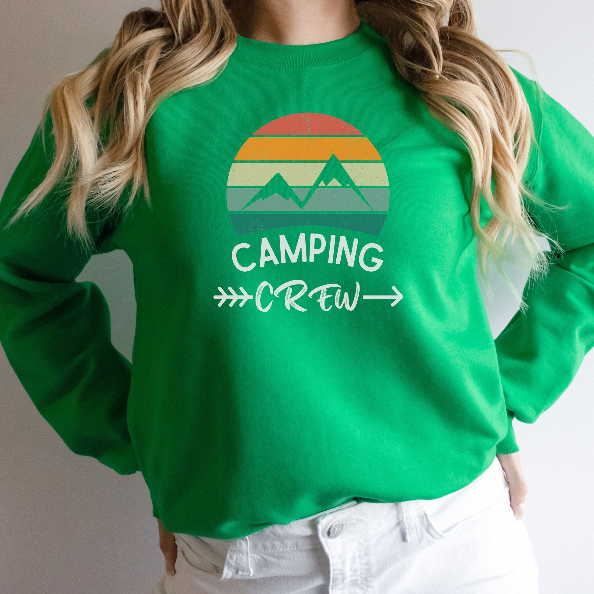 Camping Crew Sweatshirt, Camping Sweatshirt, Camp Squad Sweatshirt