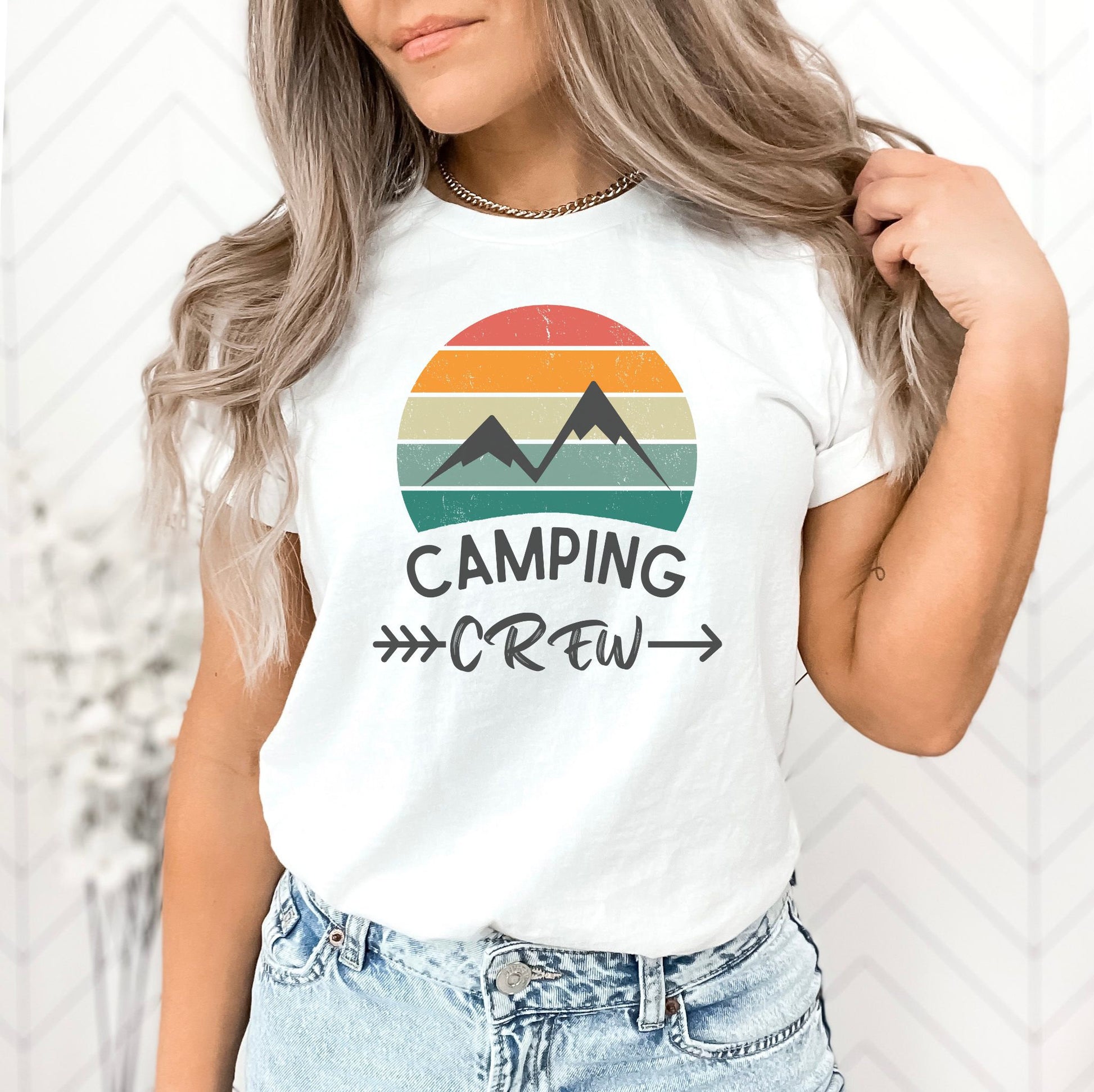 Camping Crew Tshirt, Camping Tshirt, Hiking Shirt, Family Camping Shirt