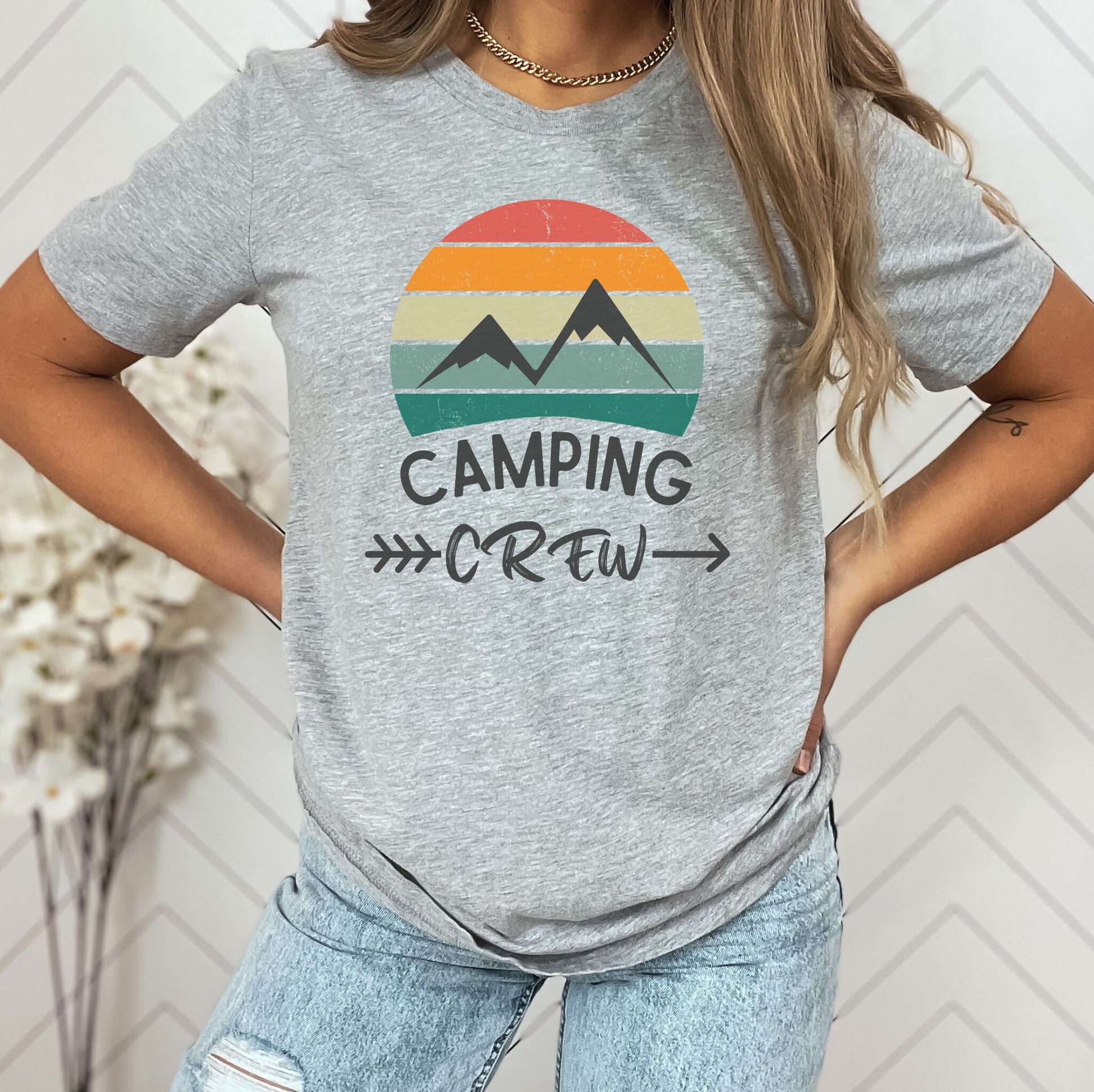 Camping Crew Tshirt, Camping Tshirt, Hiking Shirt, Family Camping Shirt