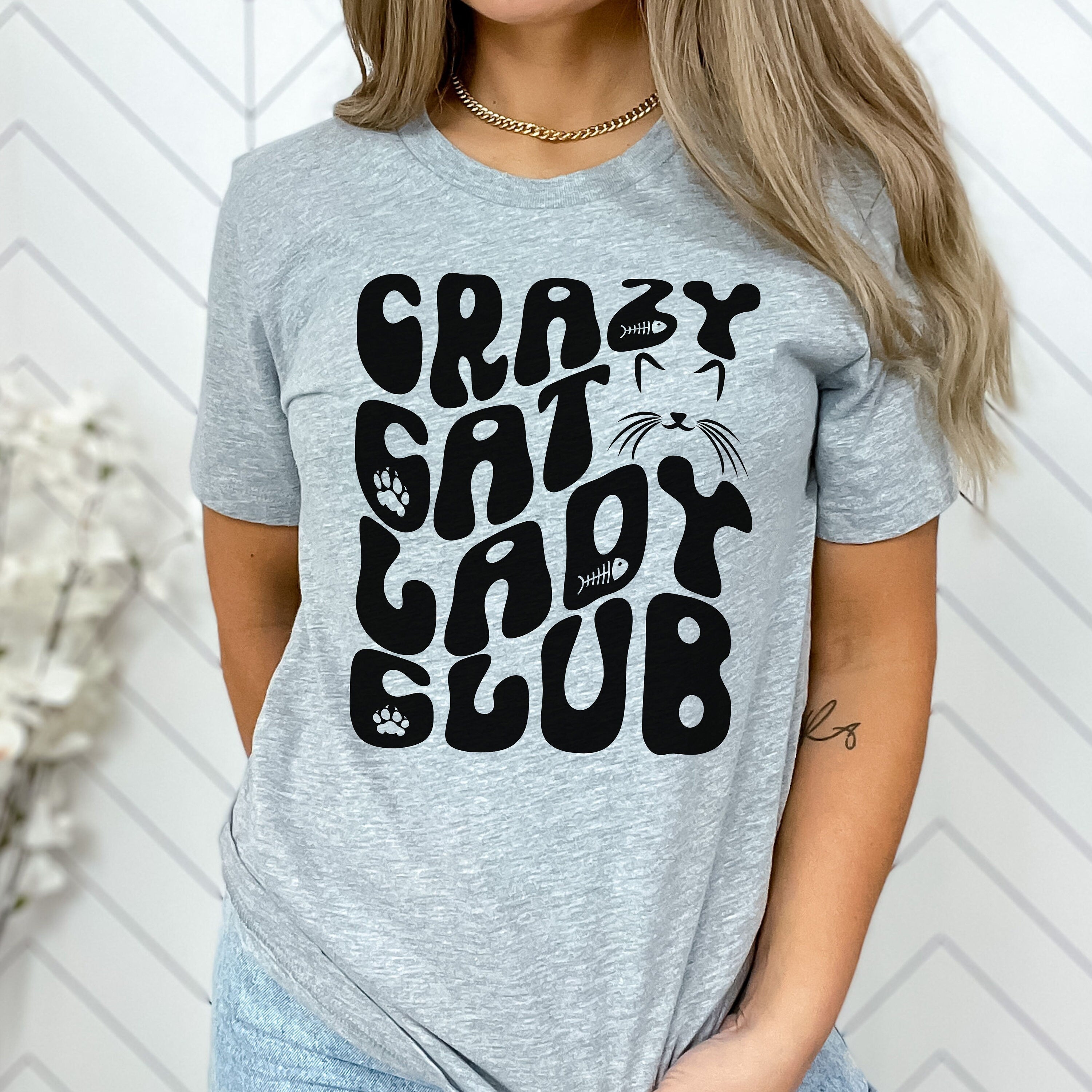 Cat Mom Shirt, Crazy Cat Lady Shirt , Cat Moms Club Tee