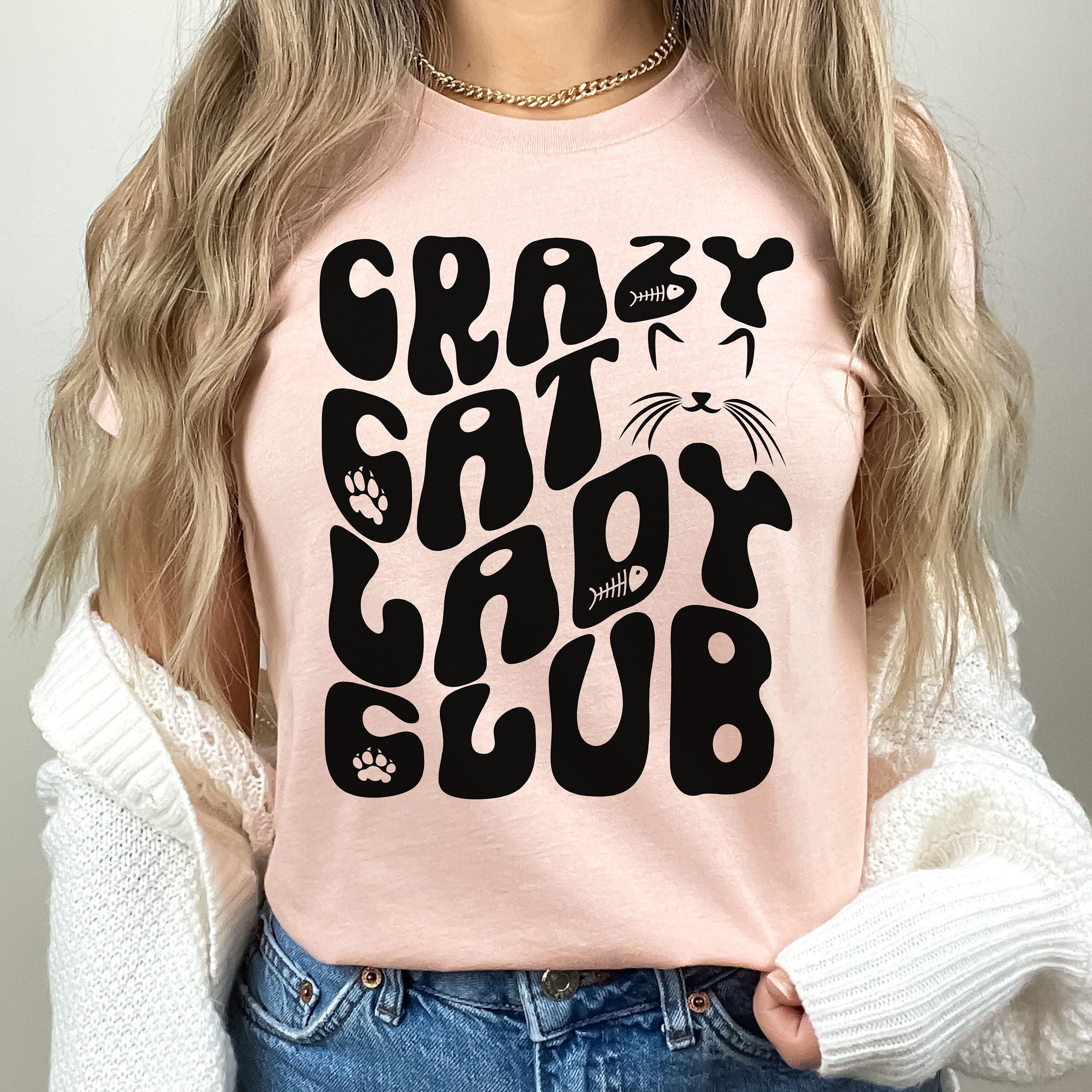 Cat Mom Shirt, Crazy Cat Lady Shirt , Cat Moms Club Tee