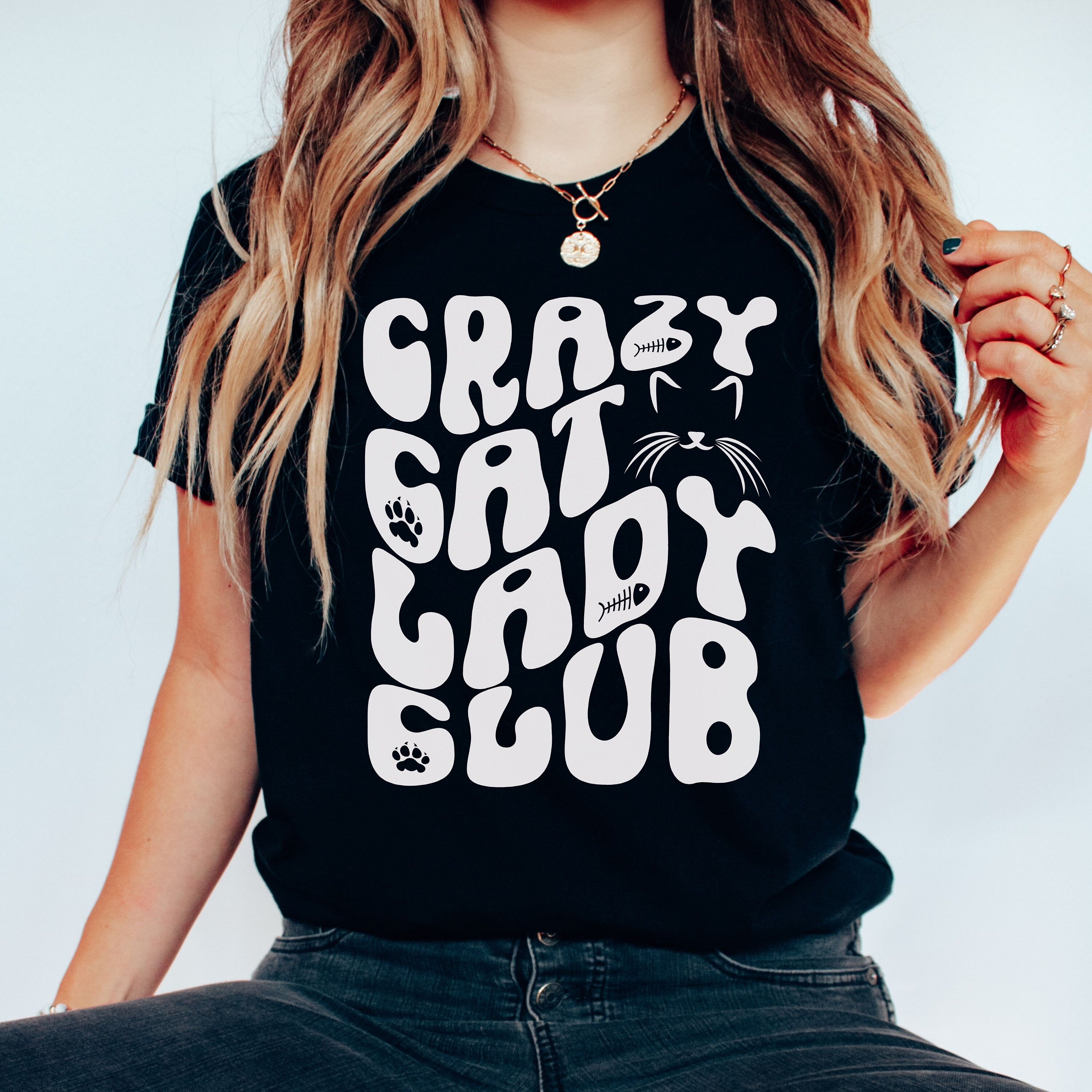 Cat Mom Shirt, Crazy Cat Lady Shirt , Cat Moms Club Tee