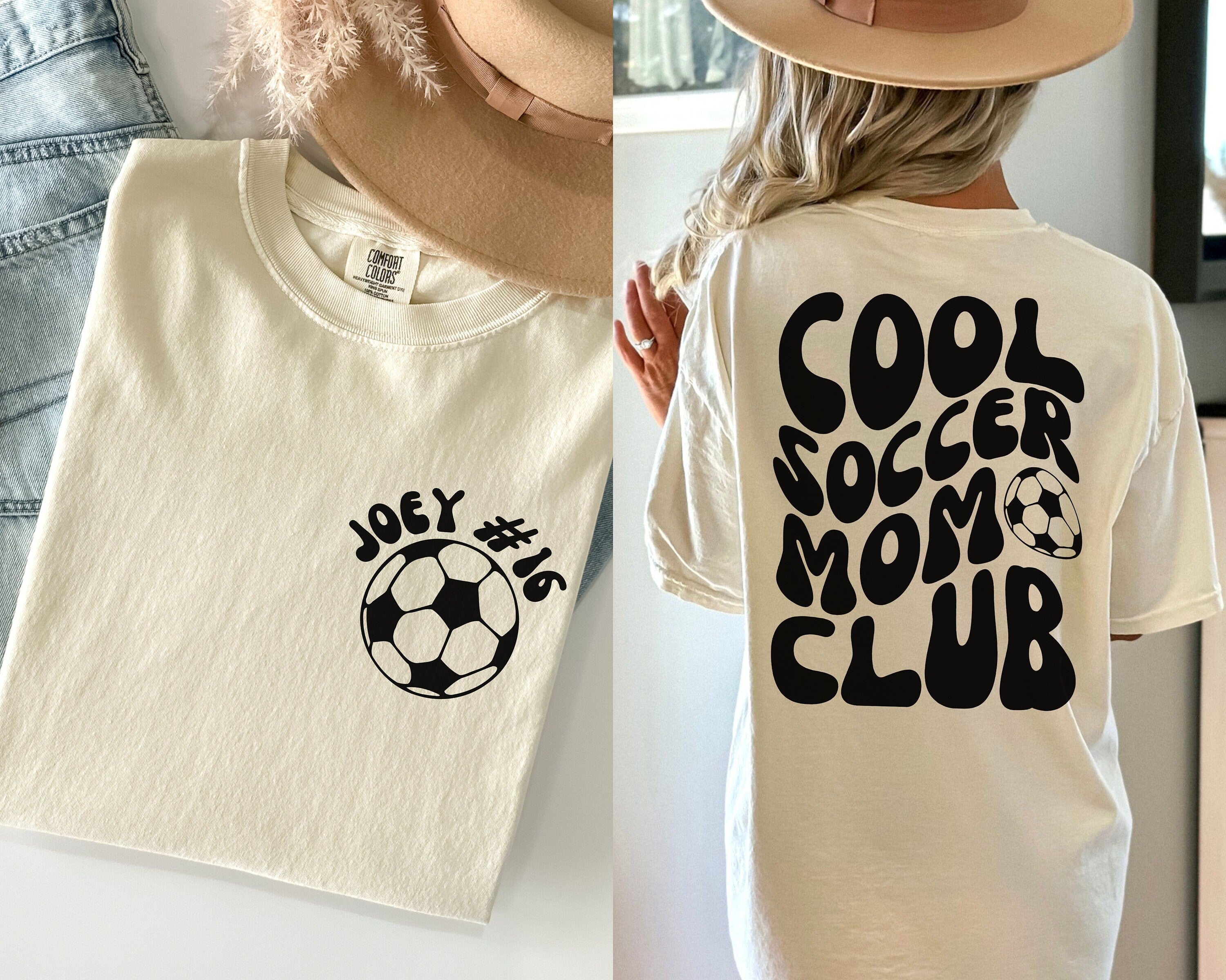 Comfort Color Custom Soccer Mom Shirt, Cool Soccer Mom Club